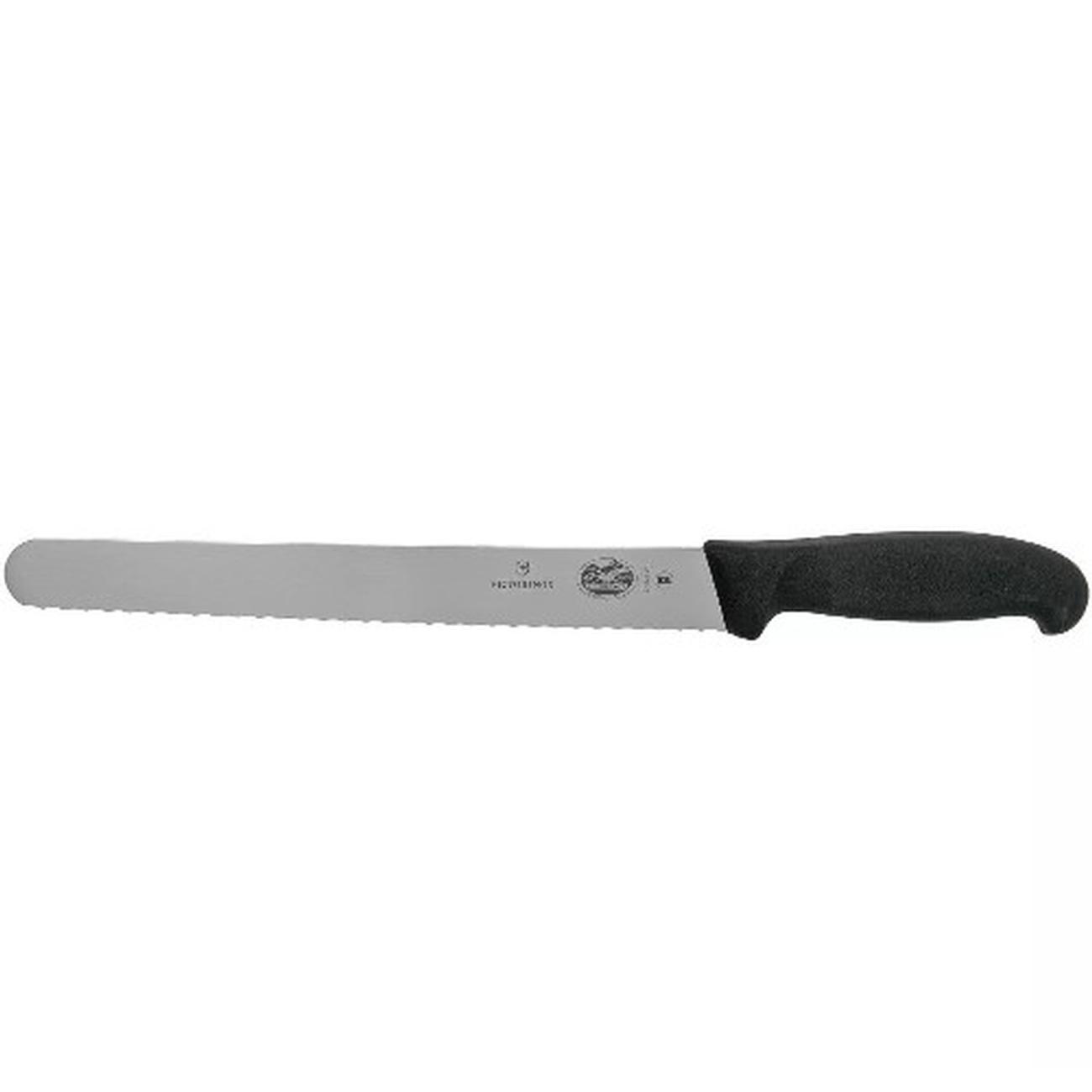 victorinox-fibrox-bread-pastry-knife-black-10inch-25cm - Victorinox Fibrox Pro Slicing Knife 25cm Black
