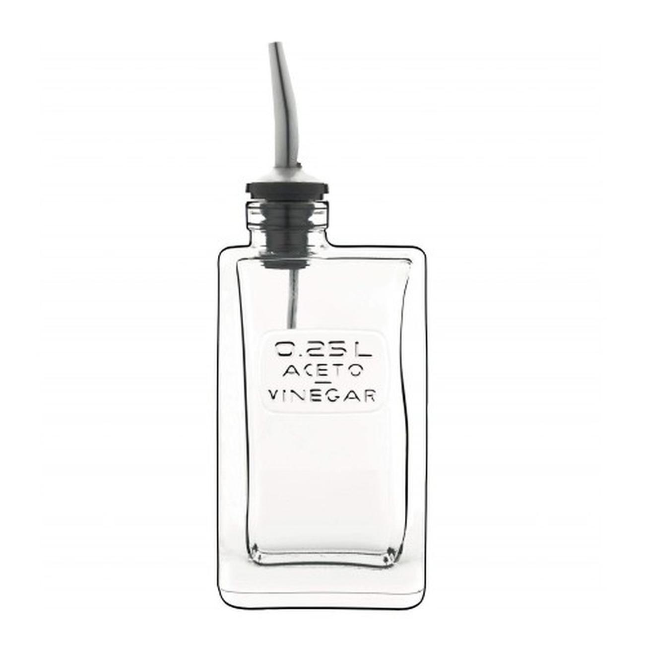 luigi-bormioli-optima-vinegar-bottle-with-pourer-250ml - Luigi Bormioli Optima Vinegar Bottle with Pourer 0.25L