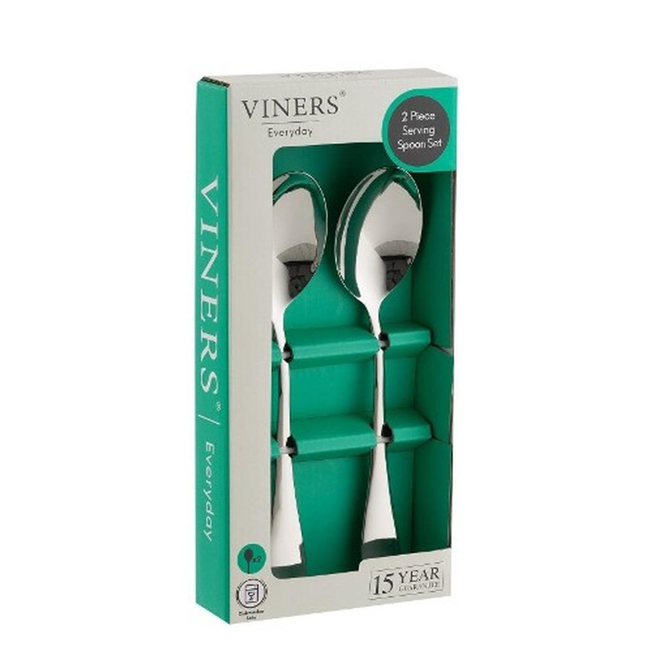 viners-orbit-2-piece-serving-spoons-set - Viners Everyday Orbit 2pc Serving Spoons Set