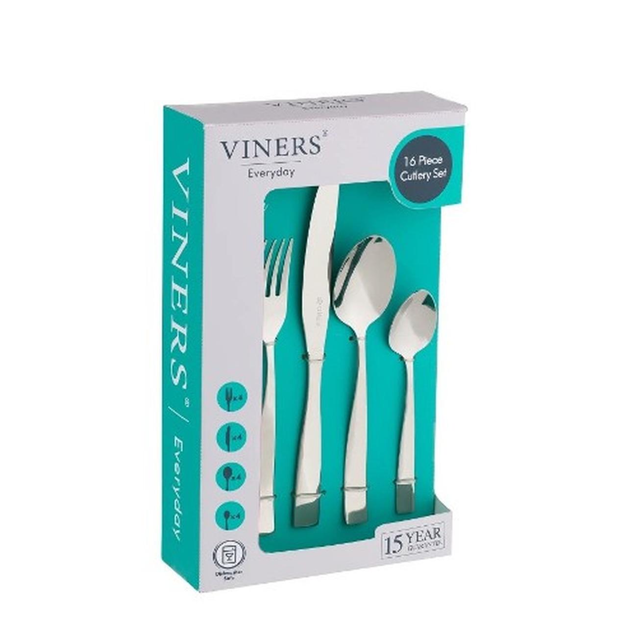 viners-everyday-16pc-cutlery-set-18-10-stainless-steel-purity - Viners Everyday Purity 16pc 18-10 Cutlery Gift Set