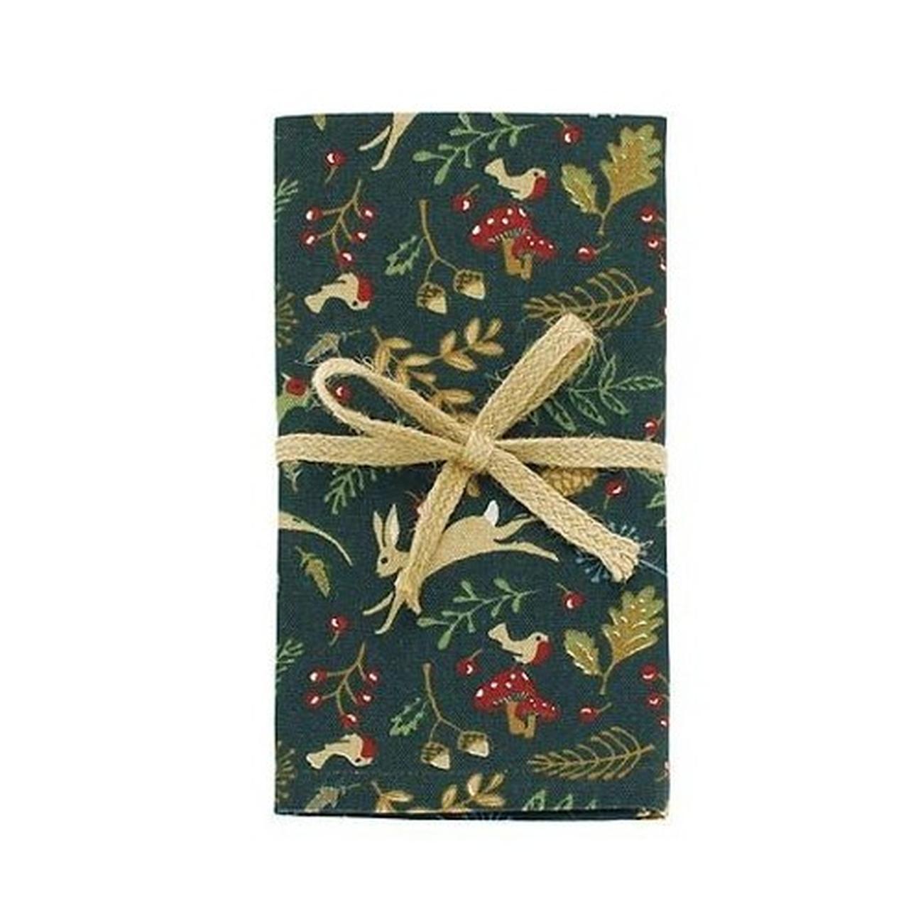 walton-enchanted-forest-napkins-set-of-4-festive-linens - Walton & Co Enchanted Forest Napkins Set of 4