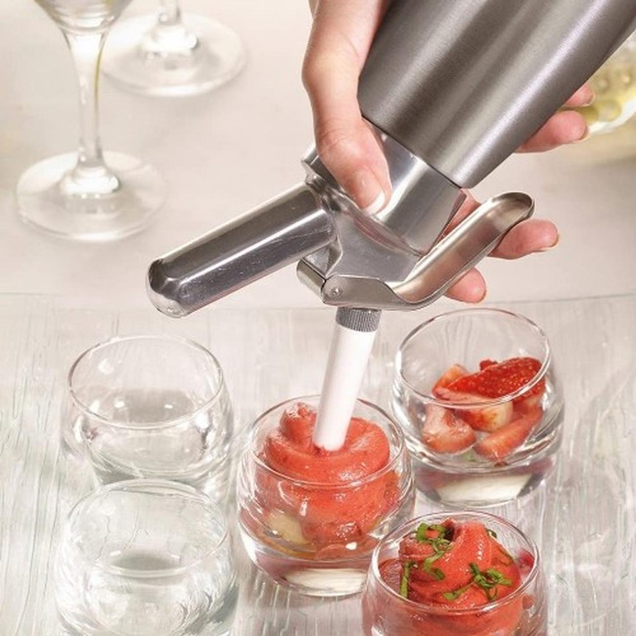 yoocook-chantilly-cream-whipper-siphon - YooCook Siphon Chantilly Cream Whipper