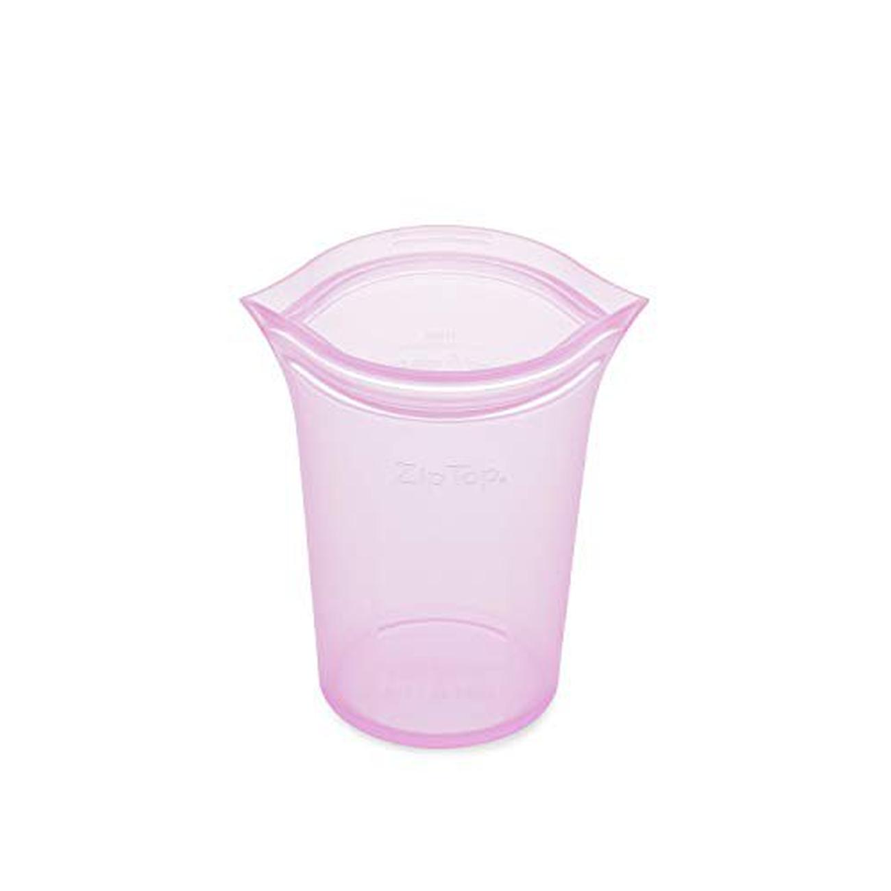 zip-top-silicone-medium-cup-lavender-reusable-food-storage-containers - Zip Top Reusable Silicone Cup Lavender Medium