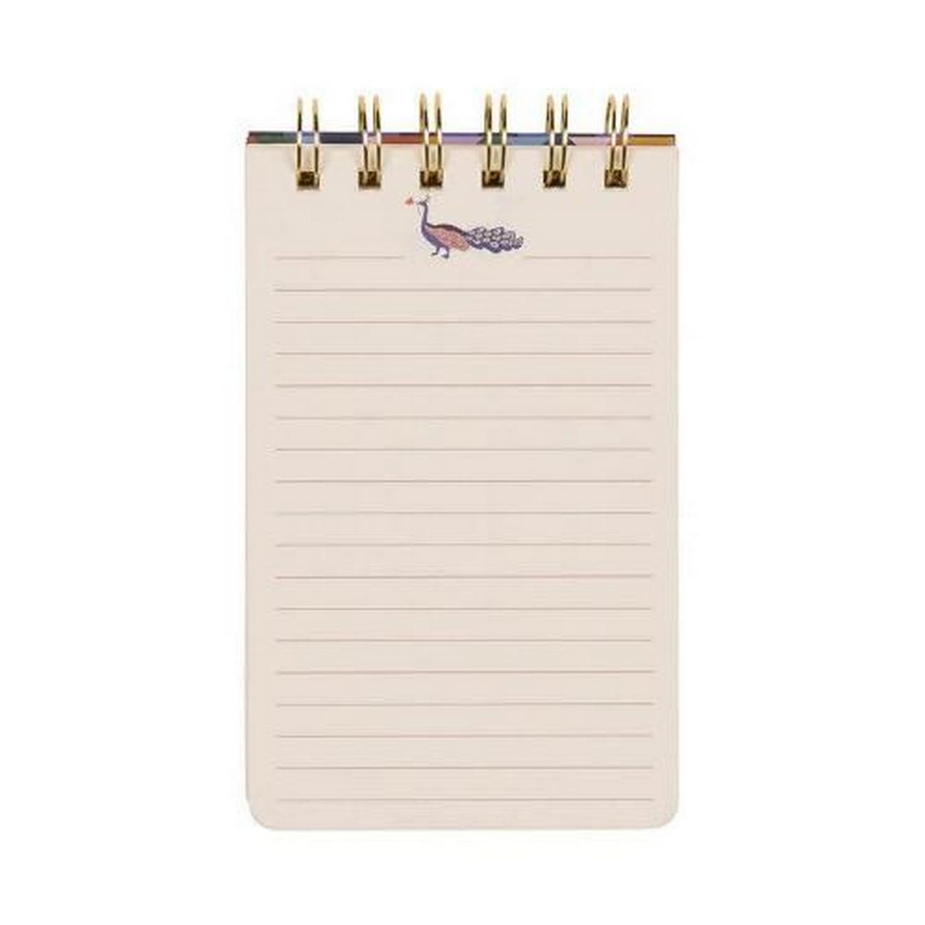 a-dopo-peacock-twin-wire-notepad - A Dopo Peacock Twin Wire Notepad