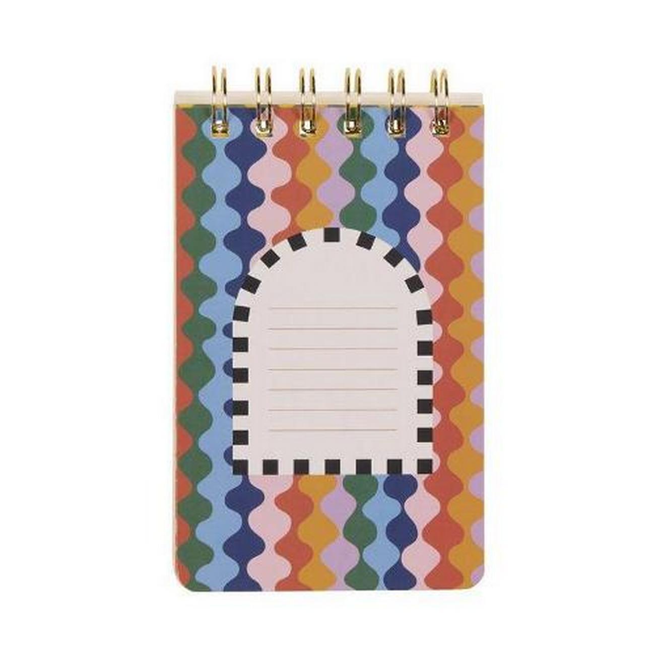 a-dopo-peacock-twin-wire-notepad - A Dopo Peacock Twin Wire Notepad