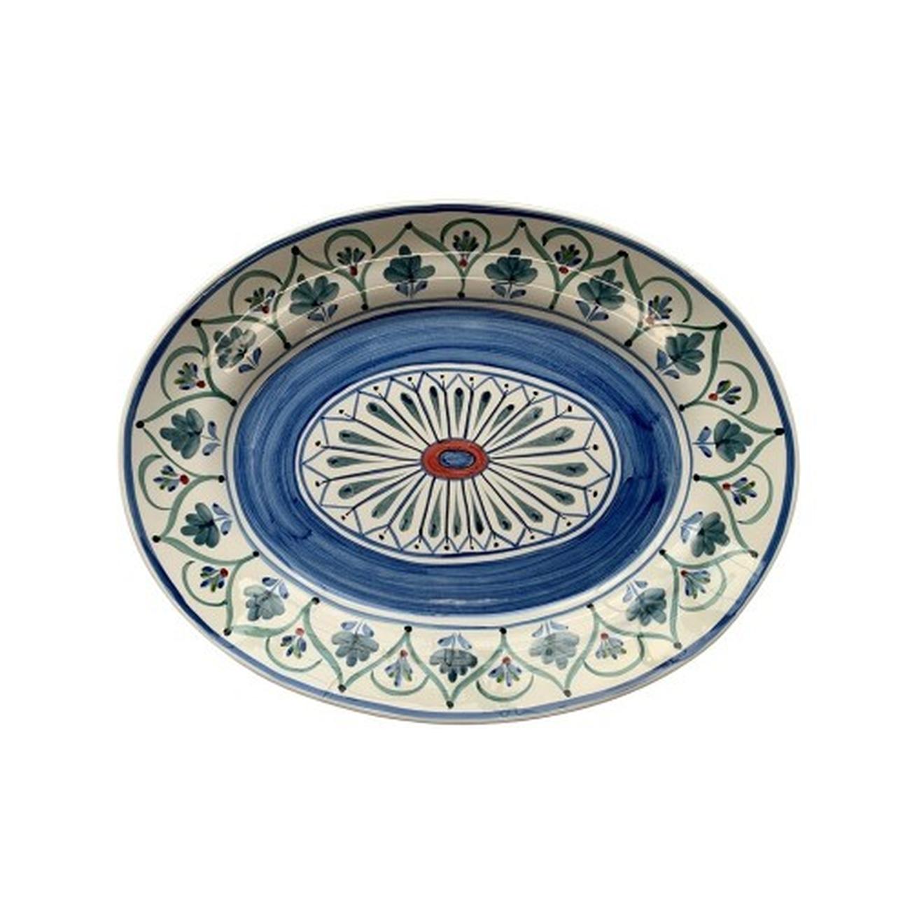 acquerello-multi-pattern-oval-platter - Acquerello Multi-Pattern Oval Platter 