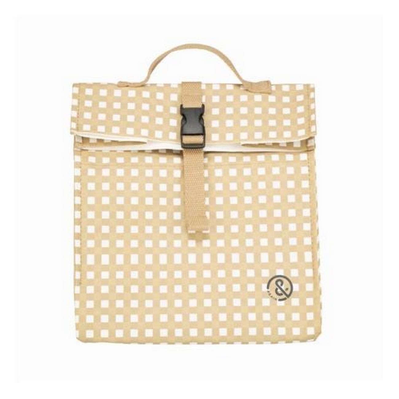 again-cooler-lunch-bag-gingham - &Again Cooler Lunch Bag Gingham