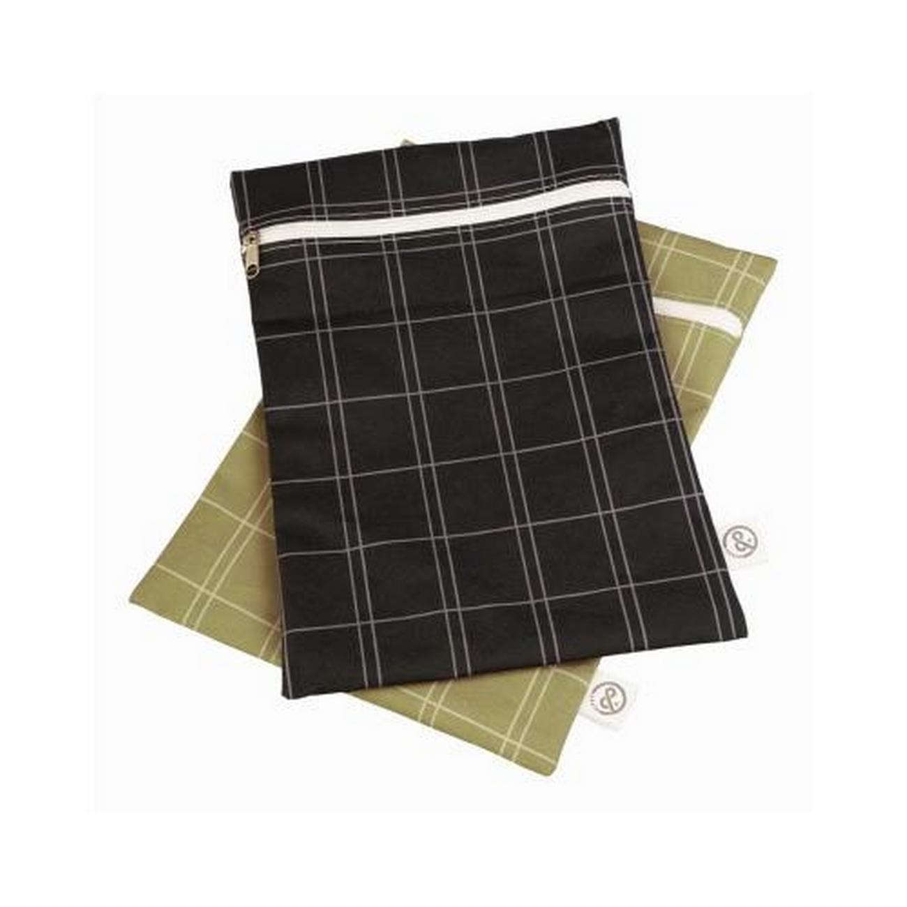 again-cotton-zipped-refill-bags-2-pack - &Again Cotton Zipped Refill Bags Set of 2