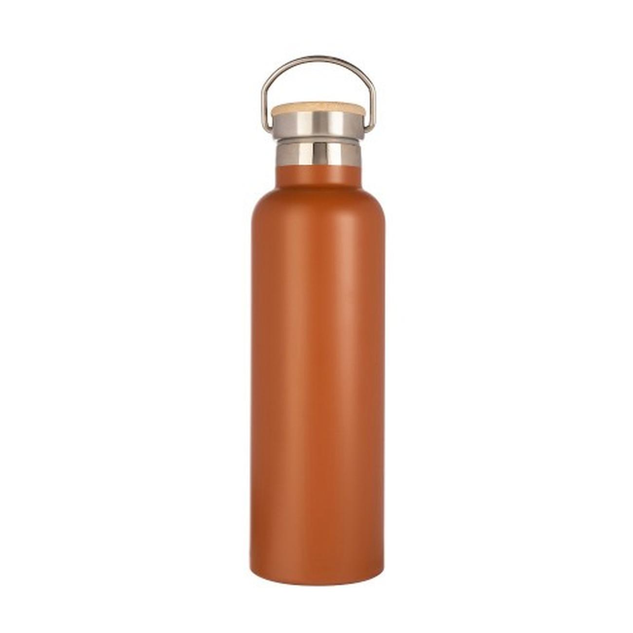 again-dw-bottle-bamboo-rust - &Again Double Walled 750ml Bottle Bamboo Rust