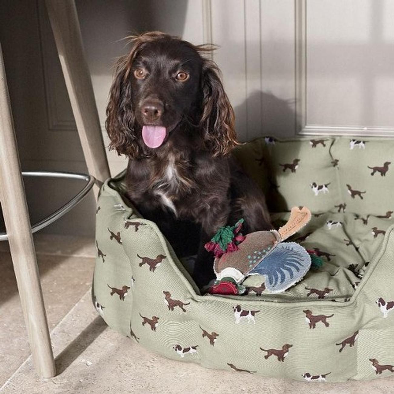 Sophie Allport Spaniels Dog Bed Large