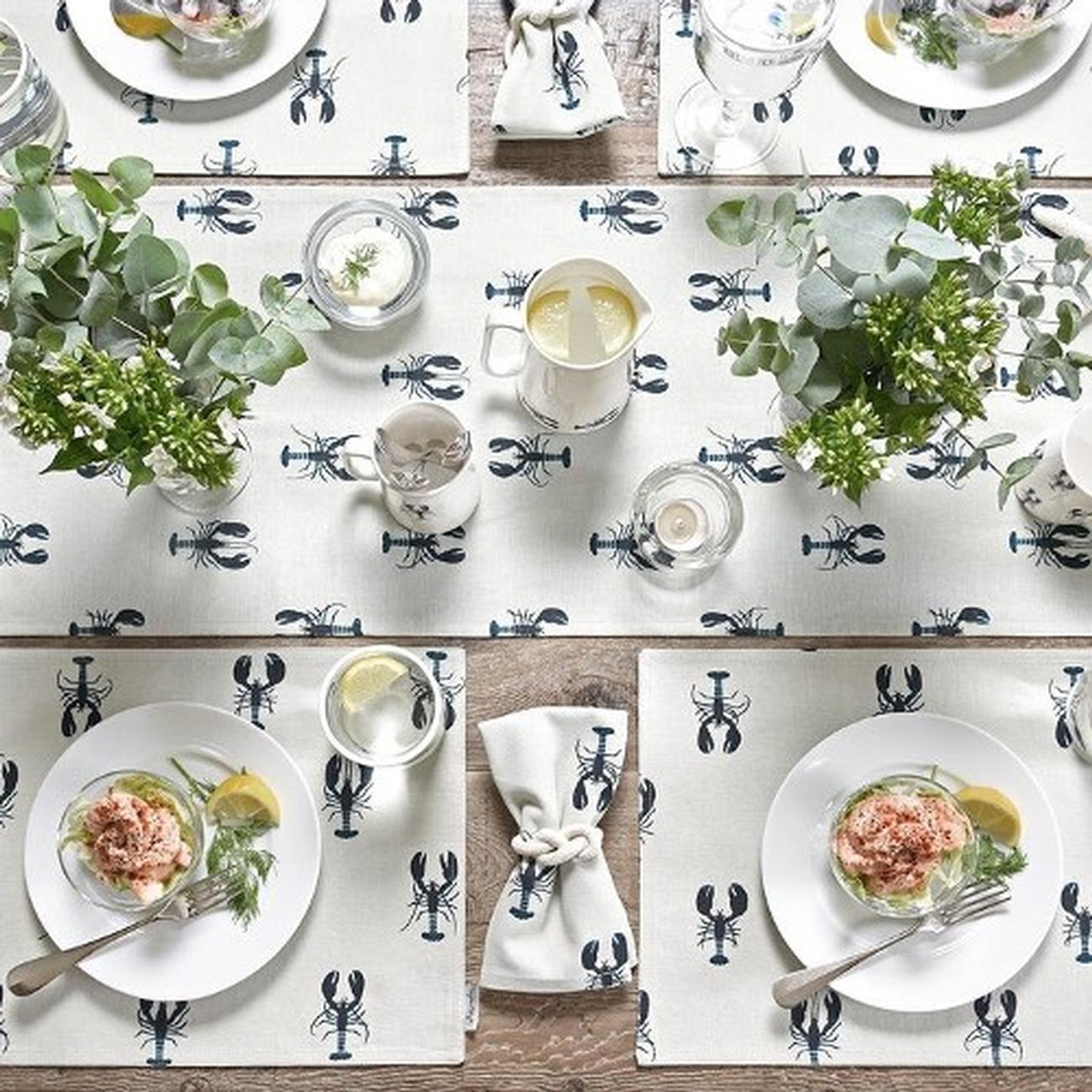 sophie-allport-set-of-4-lobster-napkins - Sophie Allport Lobster Napkins Set of 4