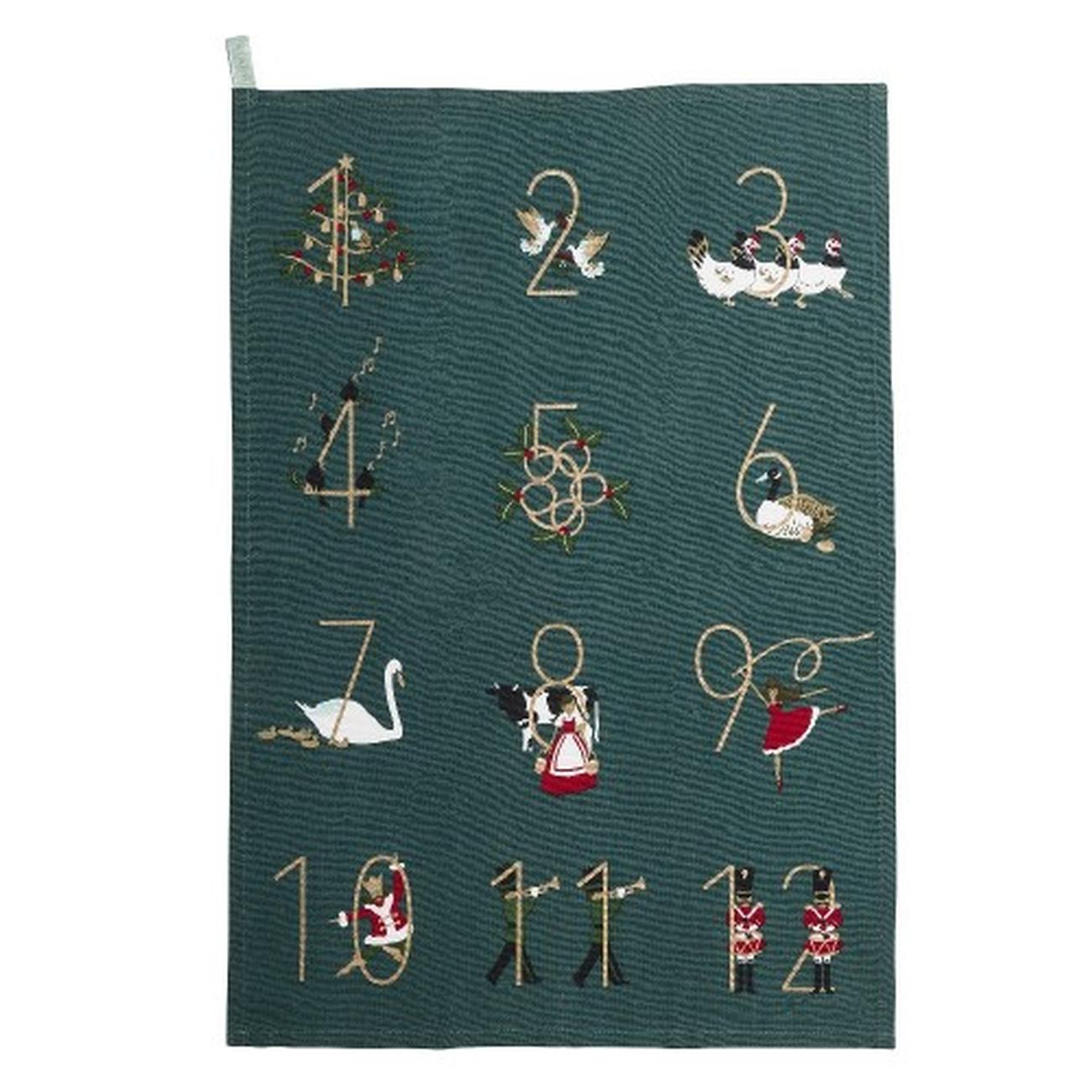 sophie-allport-12-days-of-Christmas-tea-towel - Sophie Allport 12 Days of Christmas Tea Towel