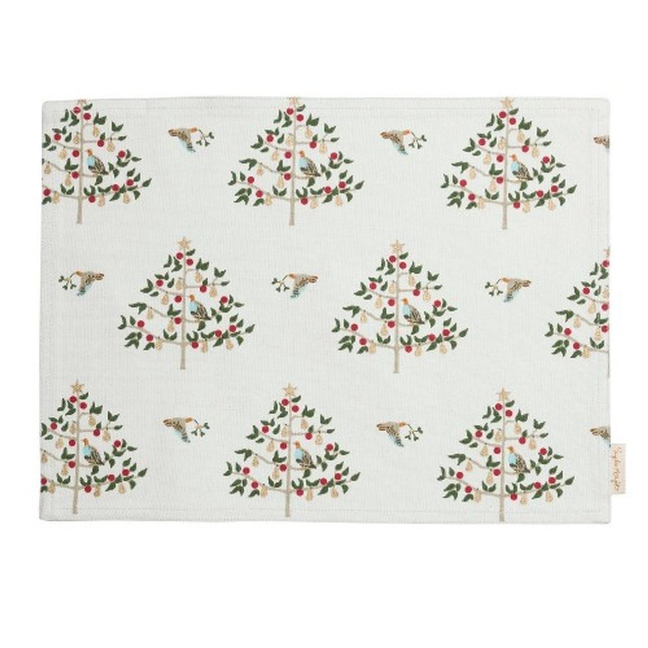 sophie-allport-partridge-fabric-placemat - Sophie Allport Partridge Fabric Placemat