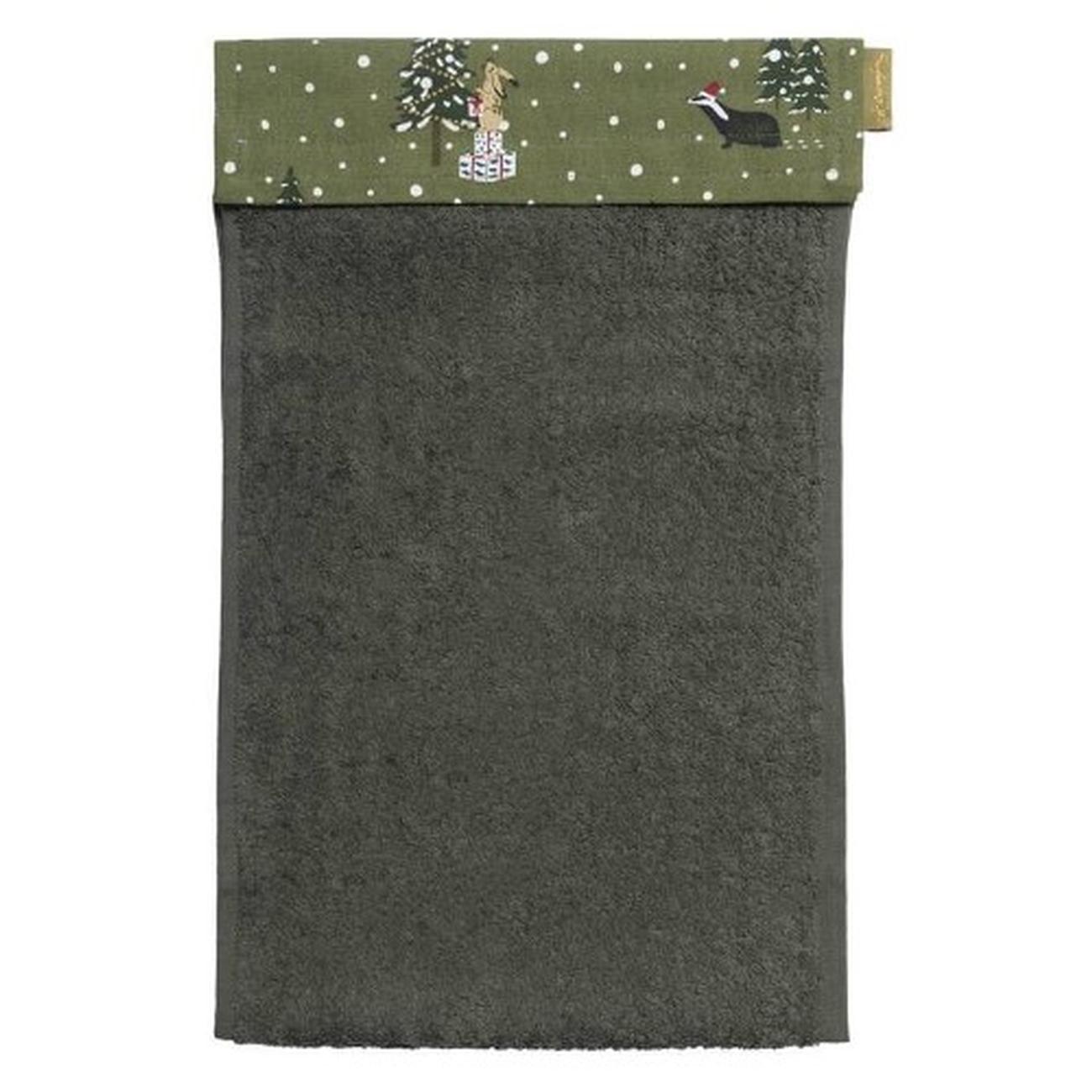 Festive Forest Roller Hand Towel by Sophie Allport