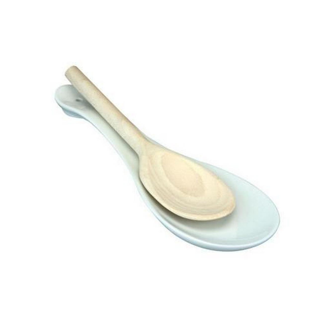 apollo-ceramic-spoon-rest - Apollo Ceramic Spoon Rest 