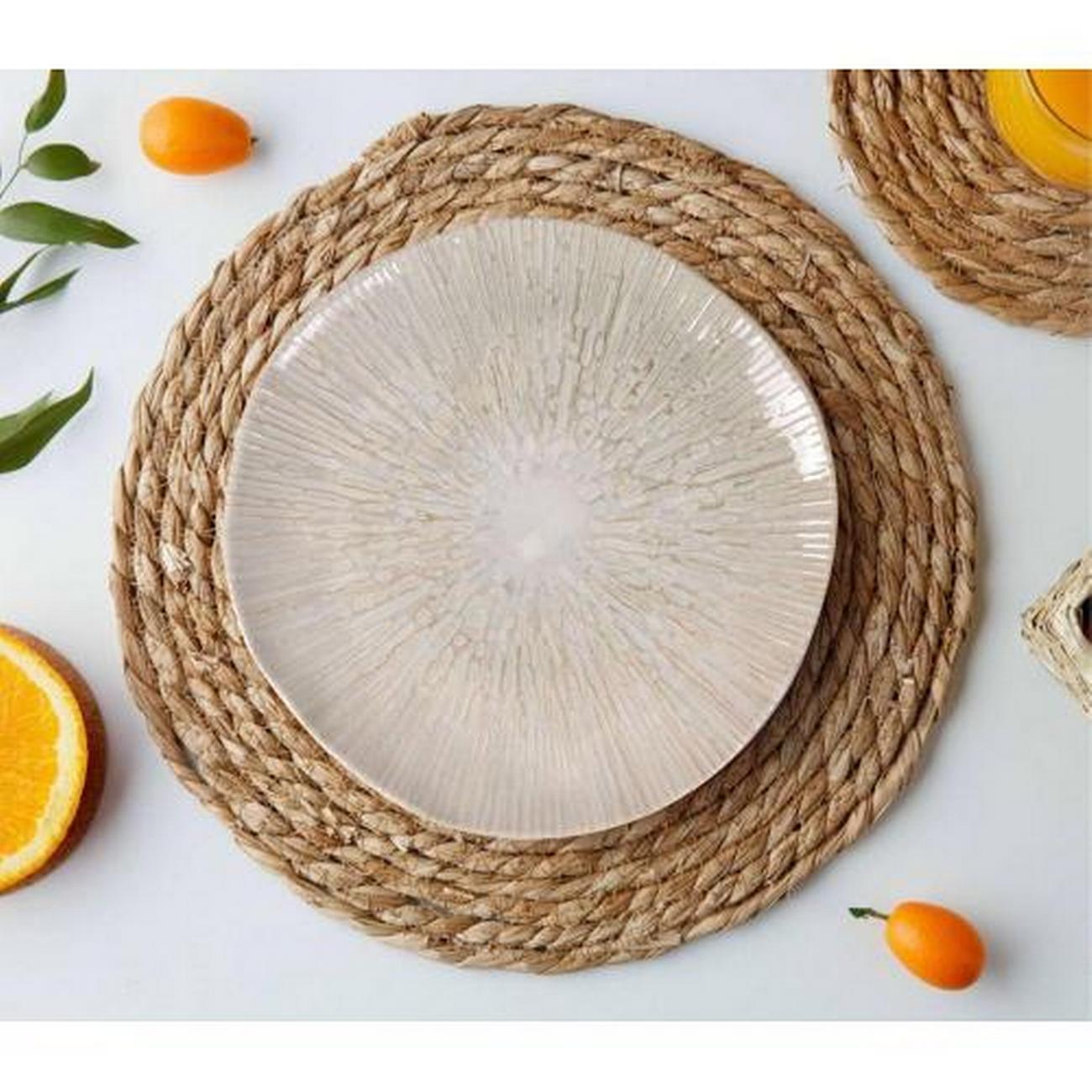 beige-anya-dinner-plate-26cm - Beige Anya Dinner Plate 26cm 