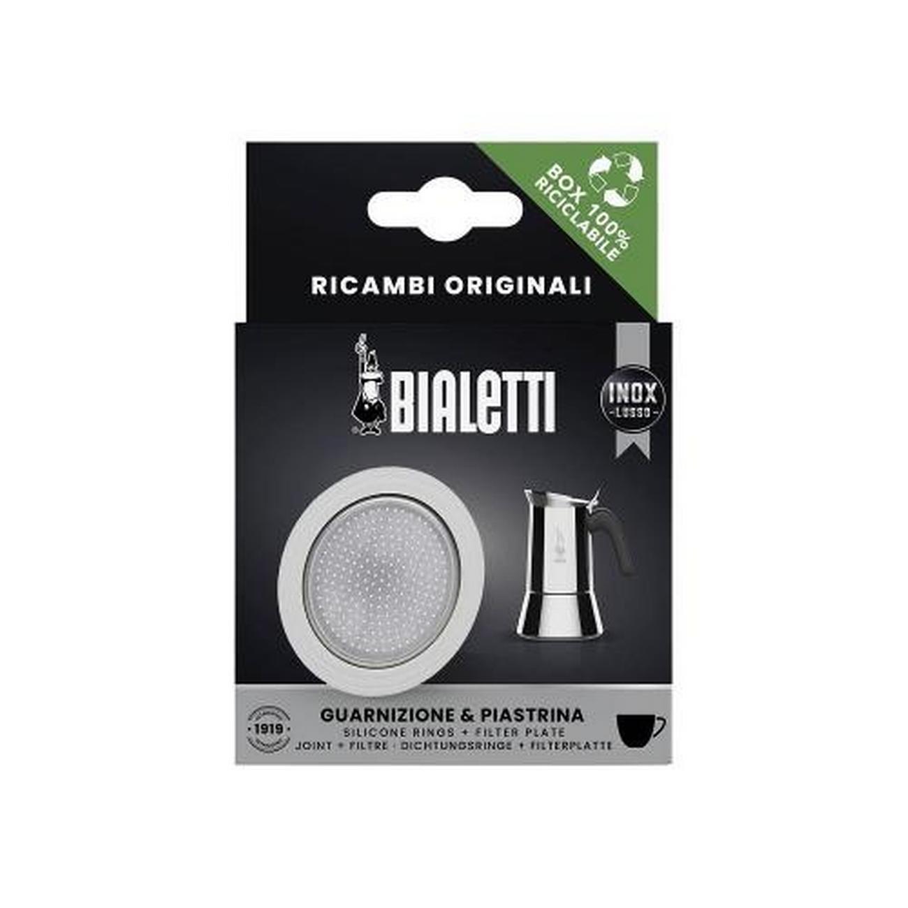 bialetti-gaskets-and-filter-plate-venus-6-cup - Bialetti Venus Replacement Gaskets & Filter Plate 6 Cup