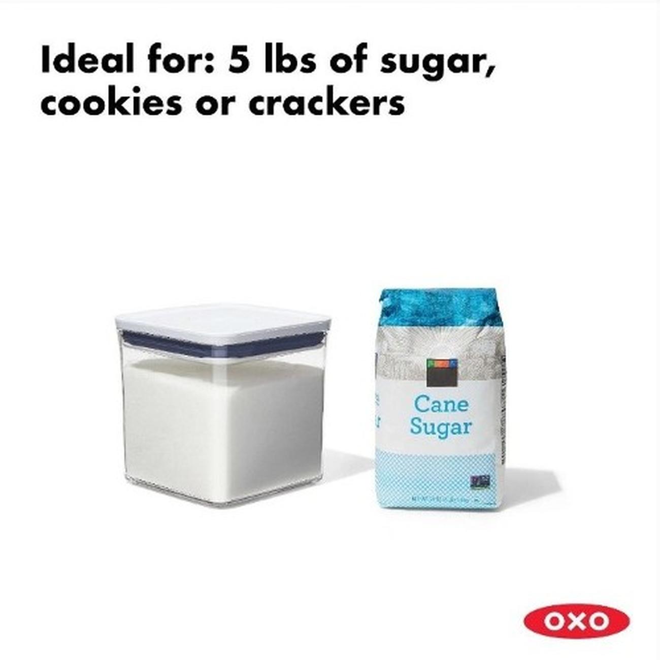 big-square-short-2-8-qt-gg-pop-oxo - OXO GG POP Container Big Square Short 2.6L