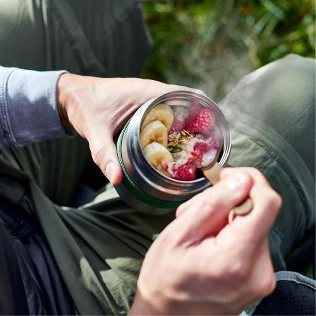 black-blum-food-flask-olive - Black & Blum Food Flask Olive 