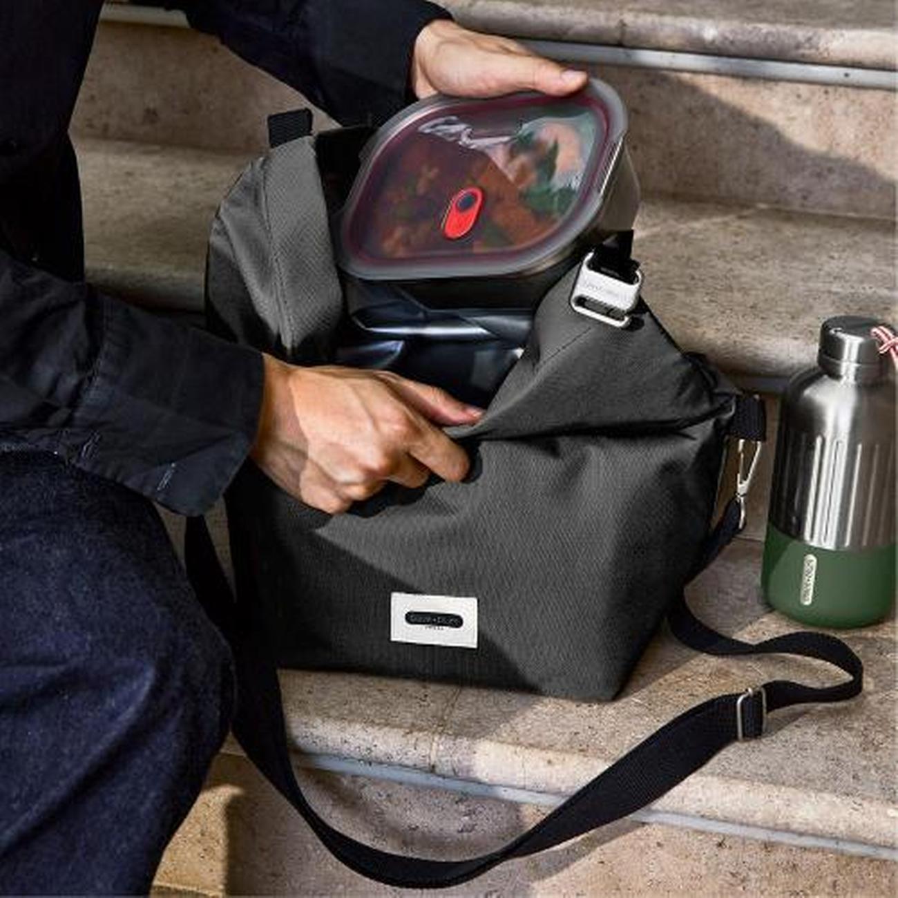 black-blum-lunch-bag-large-black - Black & Blum Lunch Bag Large Black 