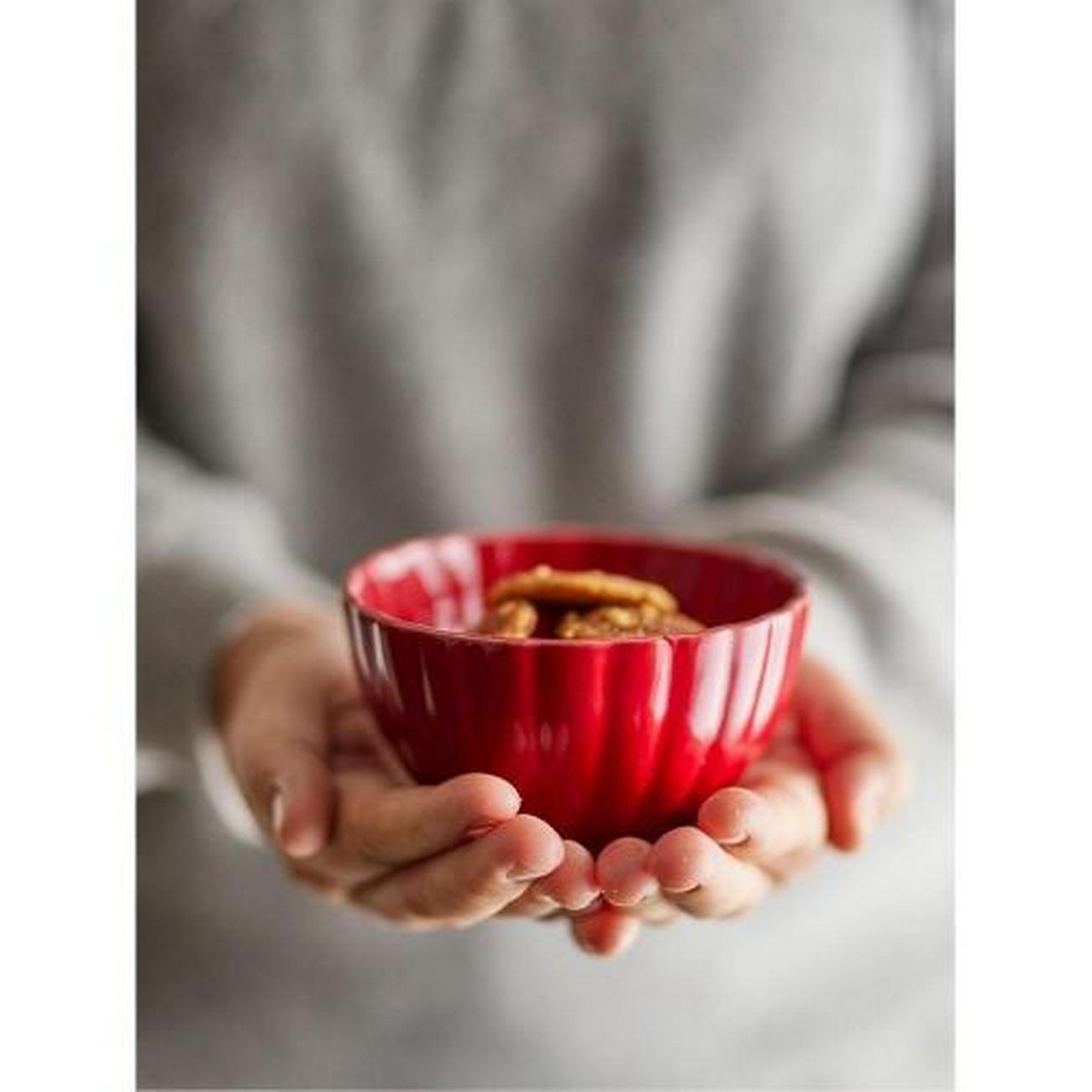 bloomingville-latina-red-bowl-stoneware-12cm - Bloomingville Latina Red Bowl Stoneware 12cm