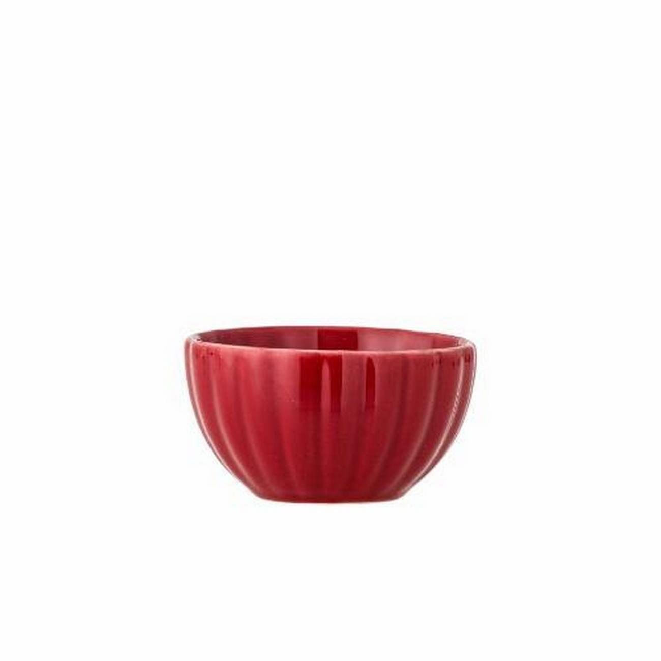 bloomingville-latina-red-bowl-stoneware-9cm - Bloomingville Latina Red Bowl Stoneware 9cm