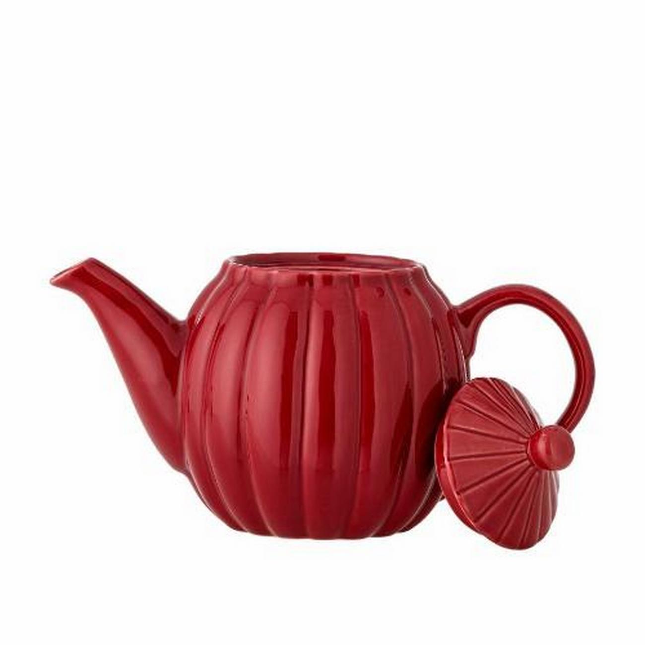 bloomingville-latina-teapot-red-stoneware - Bloomingville Latina Red Teapot Stoneware