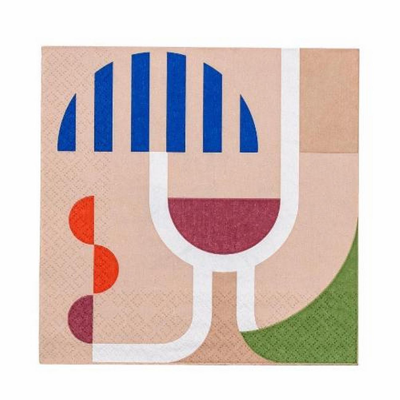 bloomingville-wine-napkin-pack-of-20 - Bloomingville Wine Napkin Pack of 20 