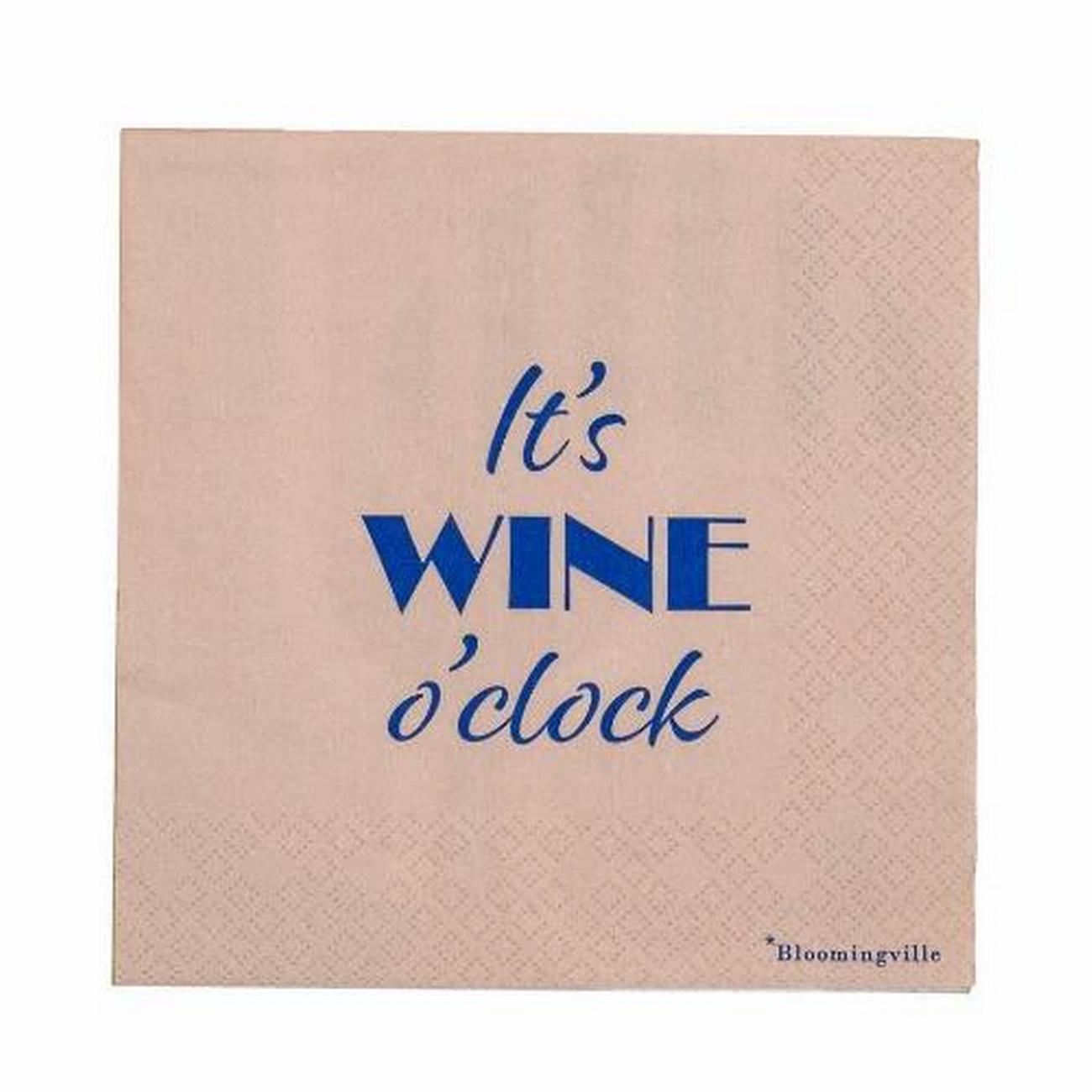 bloomingville-wine-napkin-pack-of-20 - Bloomingville Wine Napkin Pack of 20 