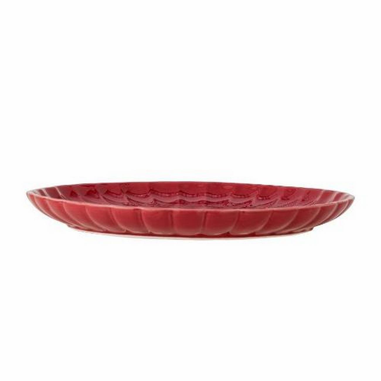 bloominngville-latina-red-plate-stoneware-27cm - Bloomingville Latina Red Plate Stoneware 27cm