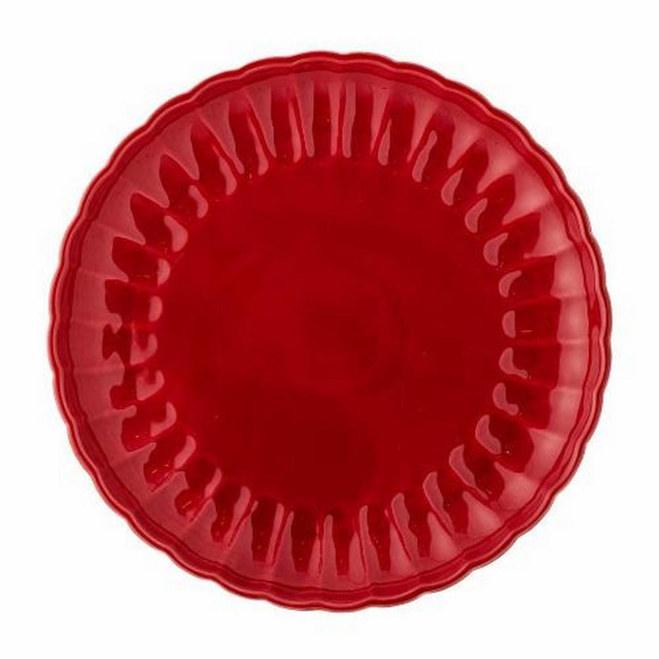 bloominngville-latina-red-plate-stoneware-27cm - Bloomingville Latina Red Plate Stoneware 27cm
