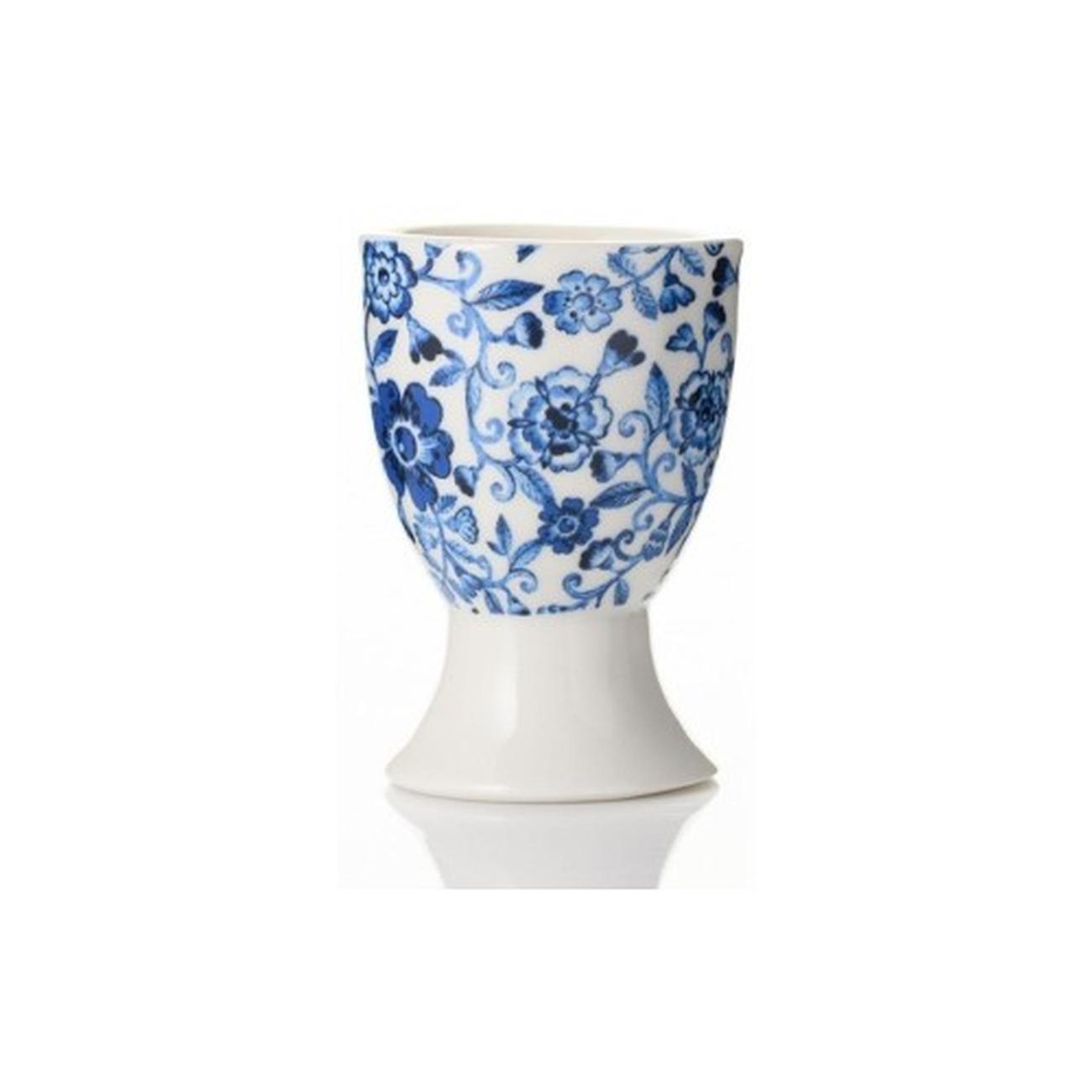 blue-floral-eggcup-steelex - Steelex Blue Floral Egg Cup 