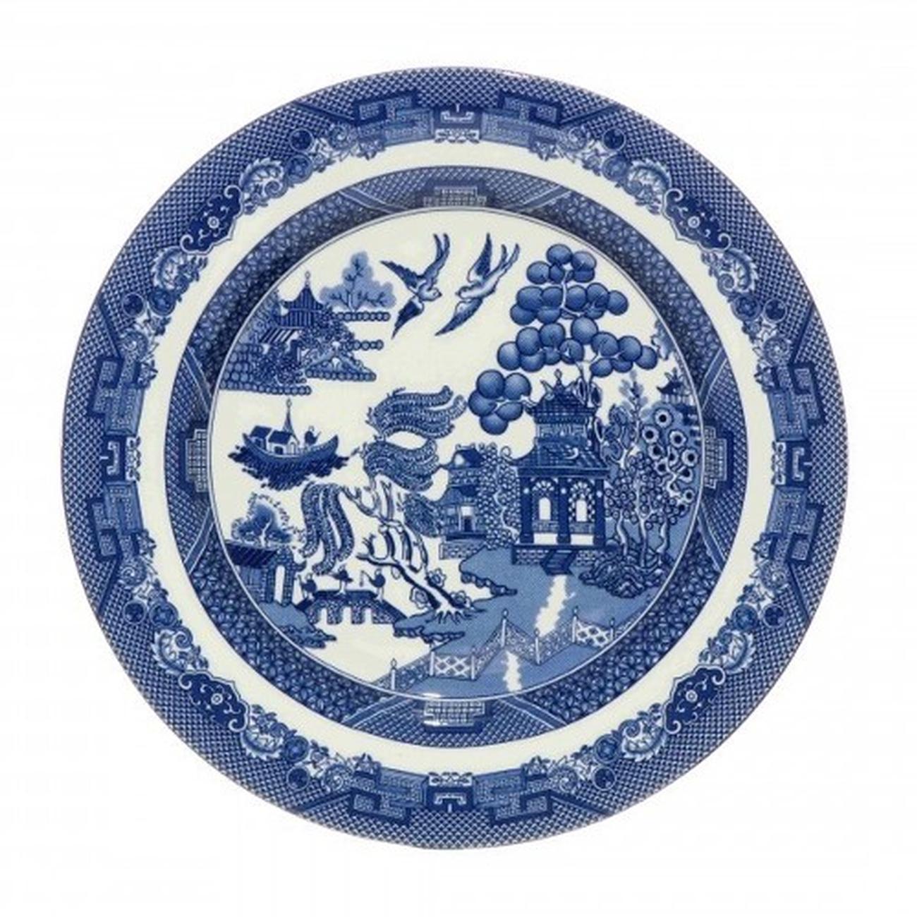 blue-willow-19cm-plate-7-75 - Blue Willow Side Plate 19cm