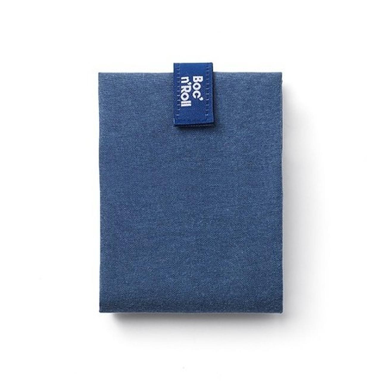 boc-n-roll-reusable-food-wrap-dark-blue - Roll'eat Boc-n-Roll Denim Blue