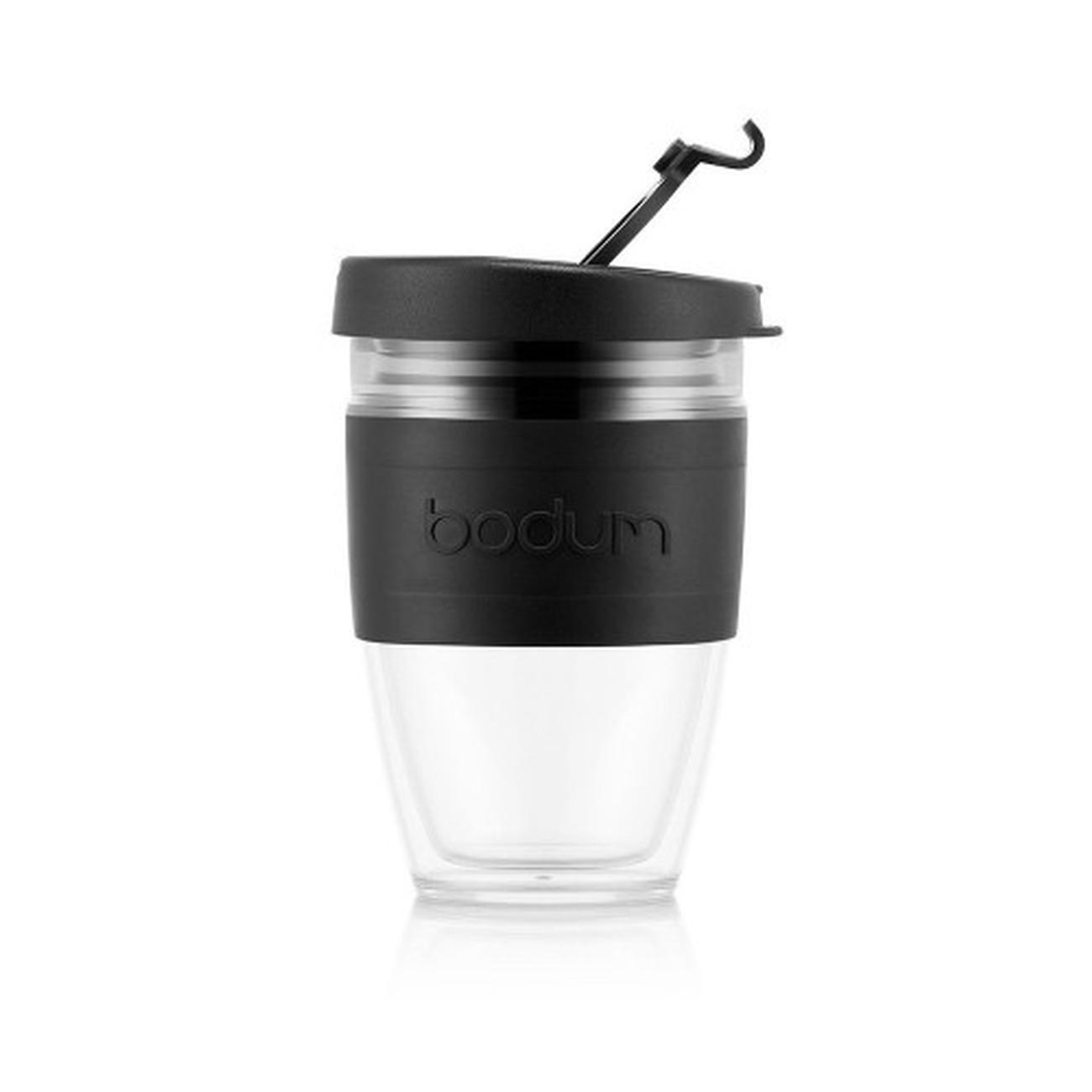 bodum-black-joycup-travel-mug-25l-80z - Bodum Joycup Black Travel Mug 250ml