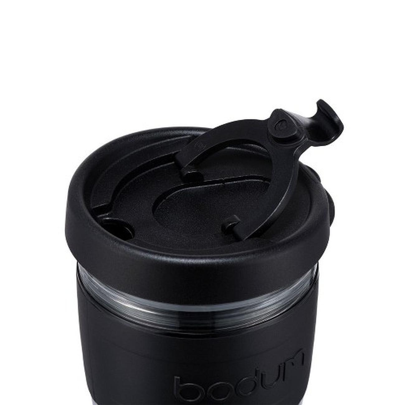 bodum-black-joycup-travel-mug-25l-80z - Bodum Joycup Black Travel Mug 250ml