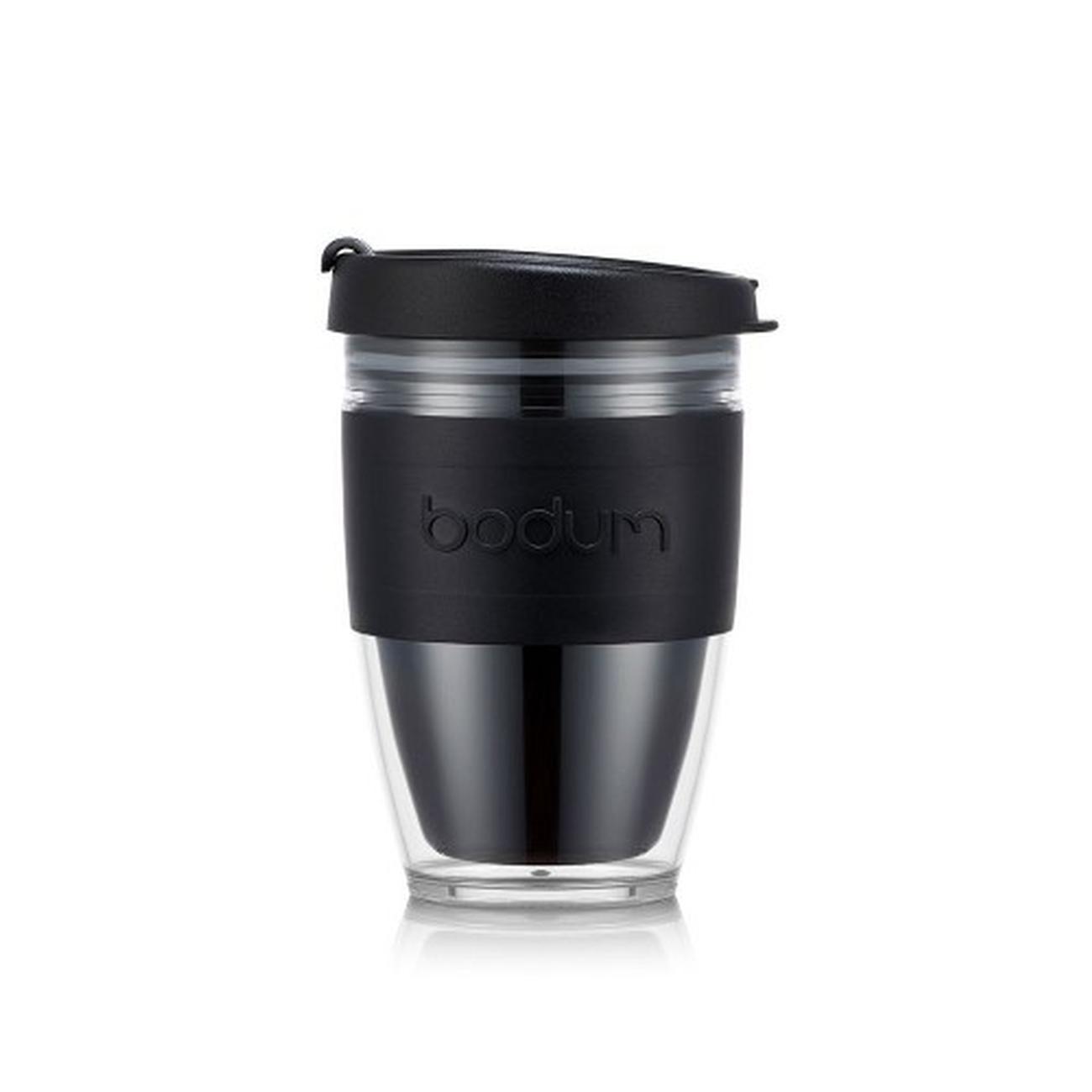 bodum-black-joycup-travel-mug-25l-80z - Bodum Joycup Black Travel Mug 250ml