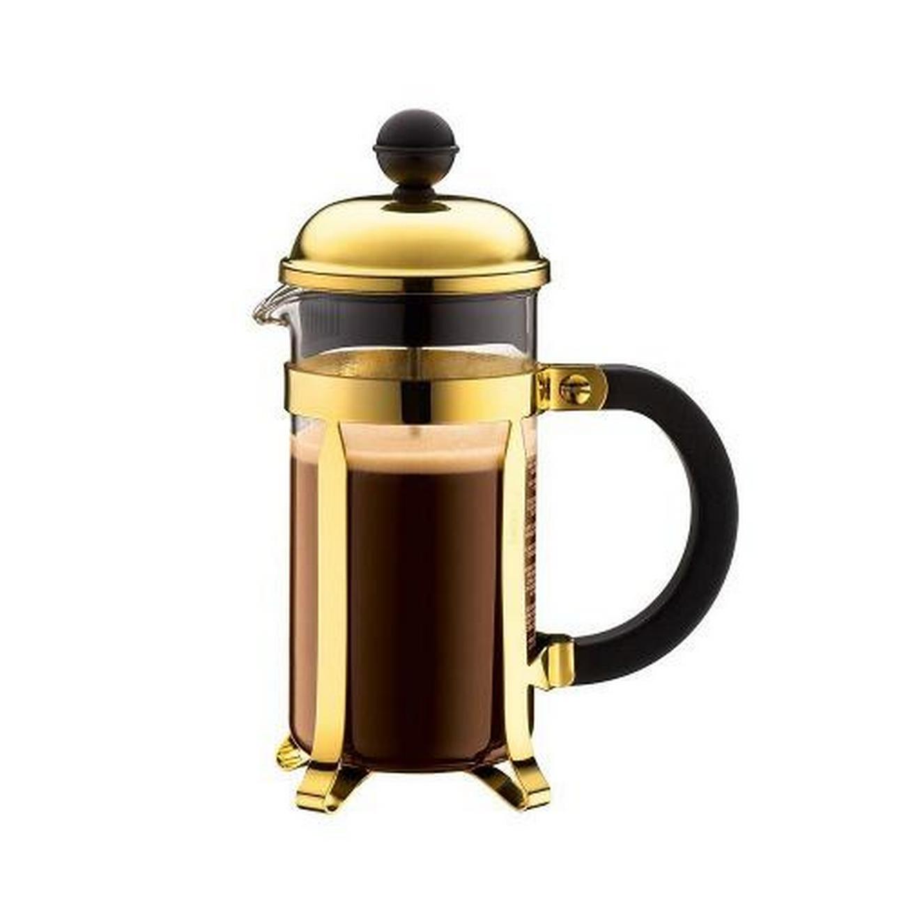 bodum-chambord-coffee-maker-gold-3-cup - Bodum Chambord Coffee Maker Gold 3 Cup