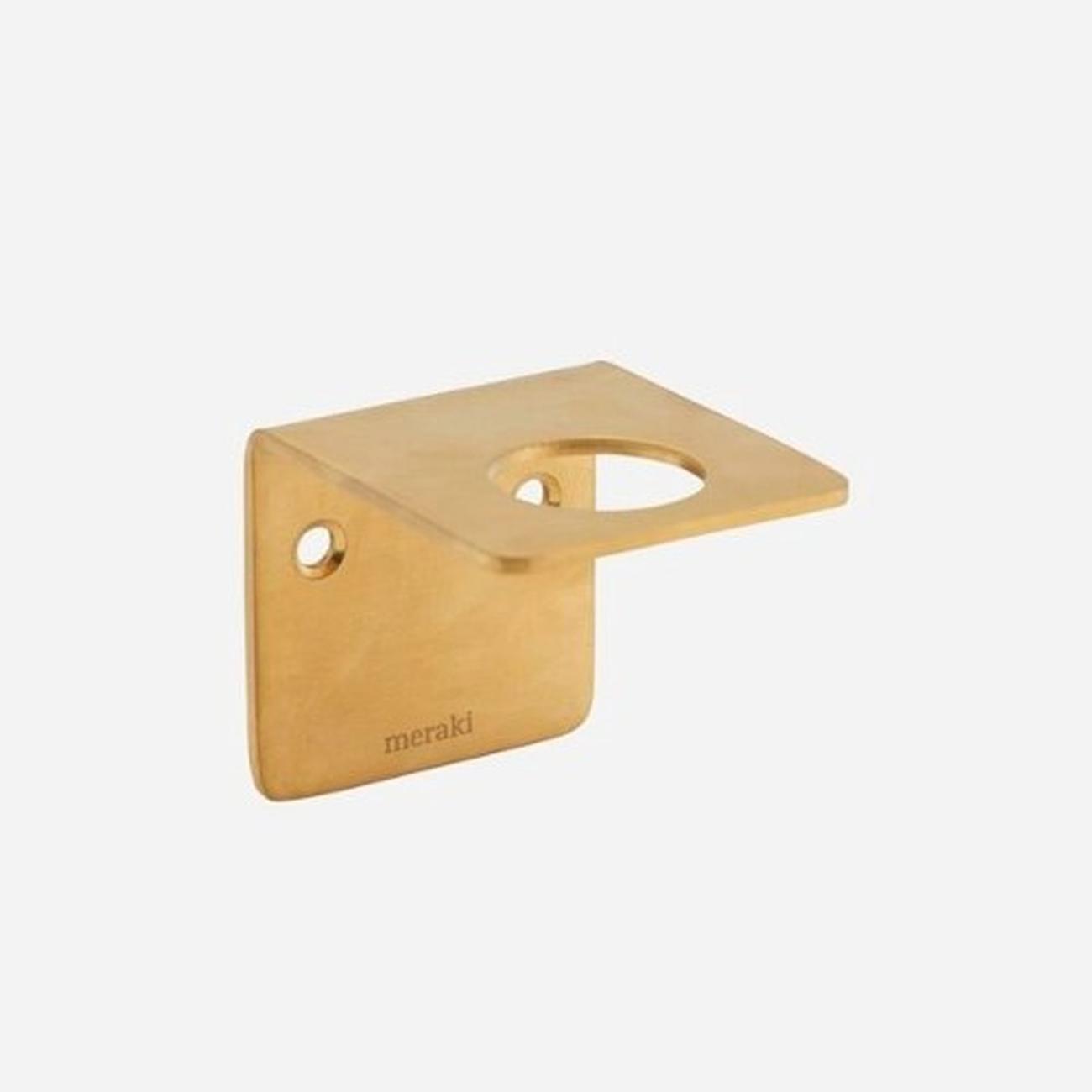 bottle-hanger-brush-brass-finish - Bottle Hanger Brushed Brass Finish