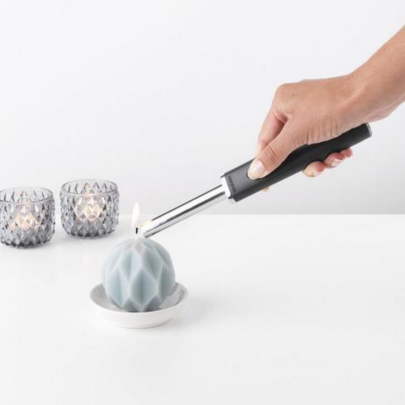 brabantia-tasty-flame-lighter-dark-grey - Brabantia Tasty Flame Lighter Dark Grey