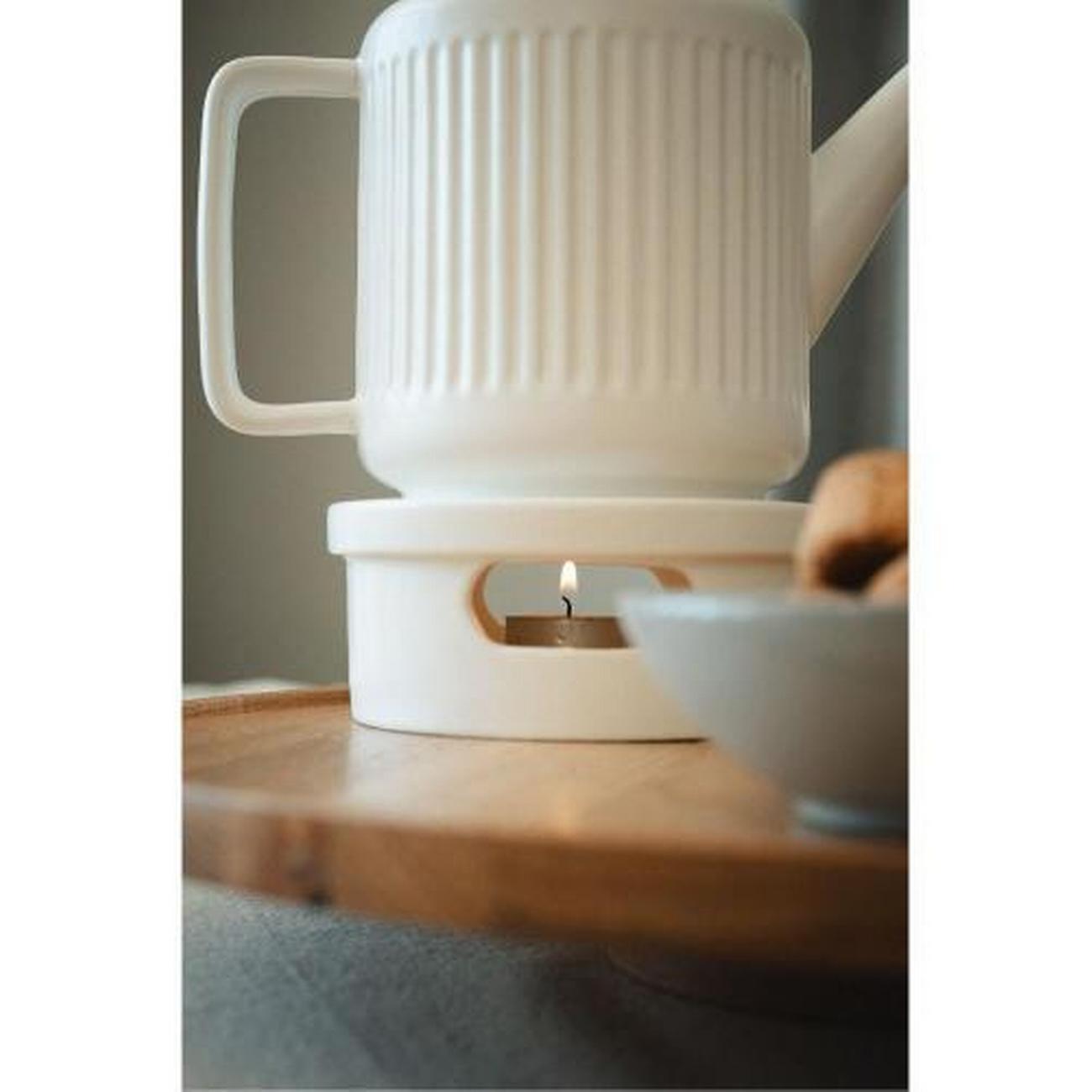 bredemeijer-skagen-tea-warmer-white - Bredemeijer Skagen Tea Warmer White