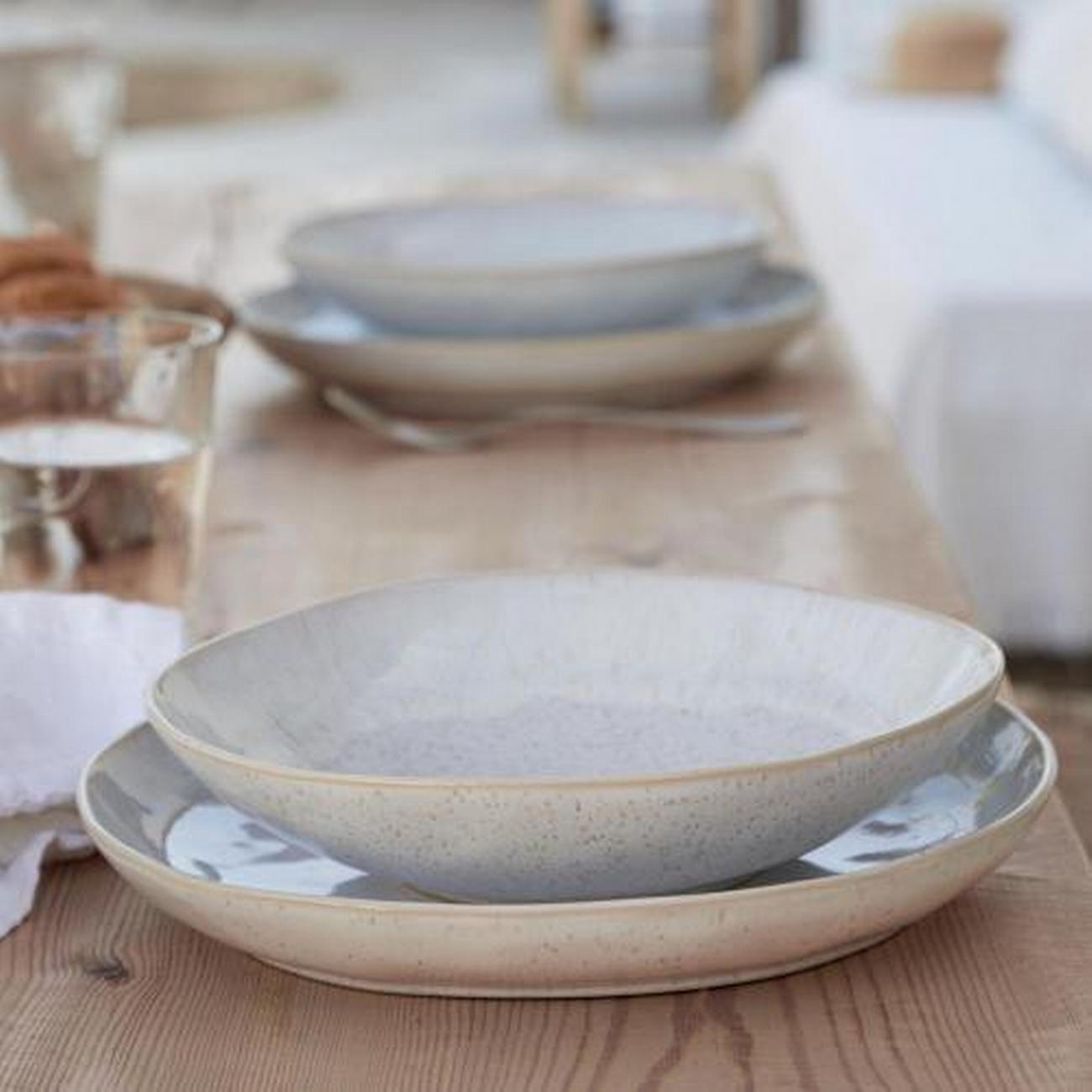 casafina-eivissa-soup-pasta-bowl-sand-beige-23cm - Casafina Eivissa Soup & Pasta Bowl Sand Beige 23cm