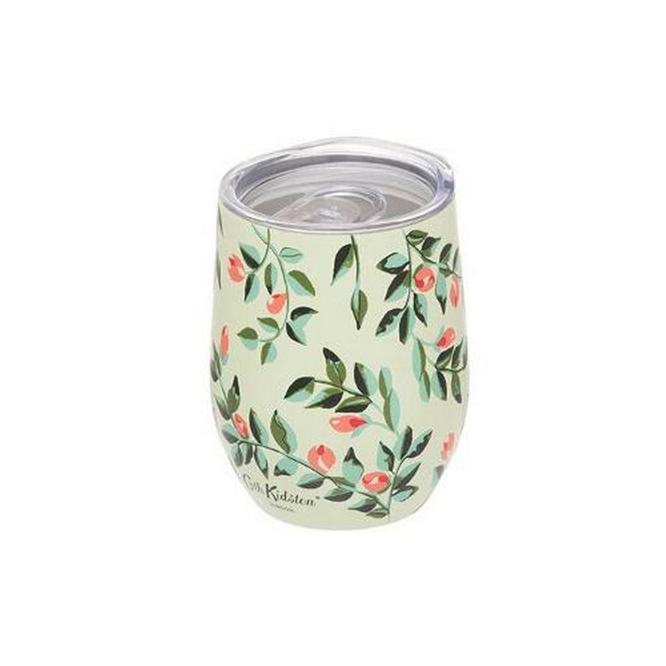cath-kidston-dolly-rose-green-travel-mug-330ml - Cath Kidston Dolly Rose Green Travel Mug