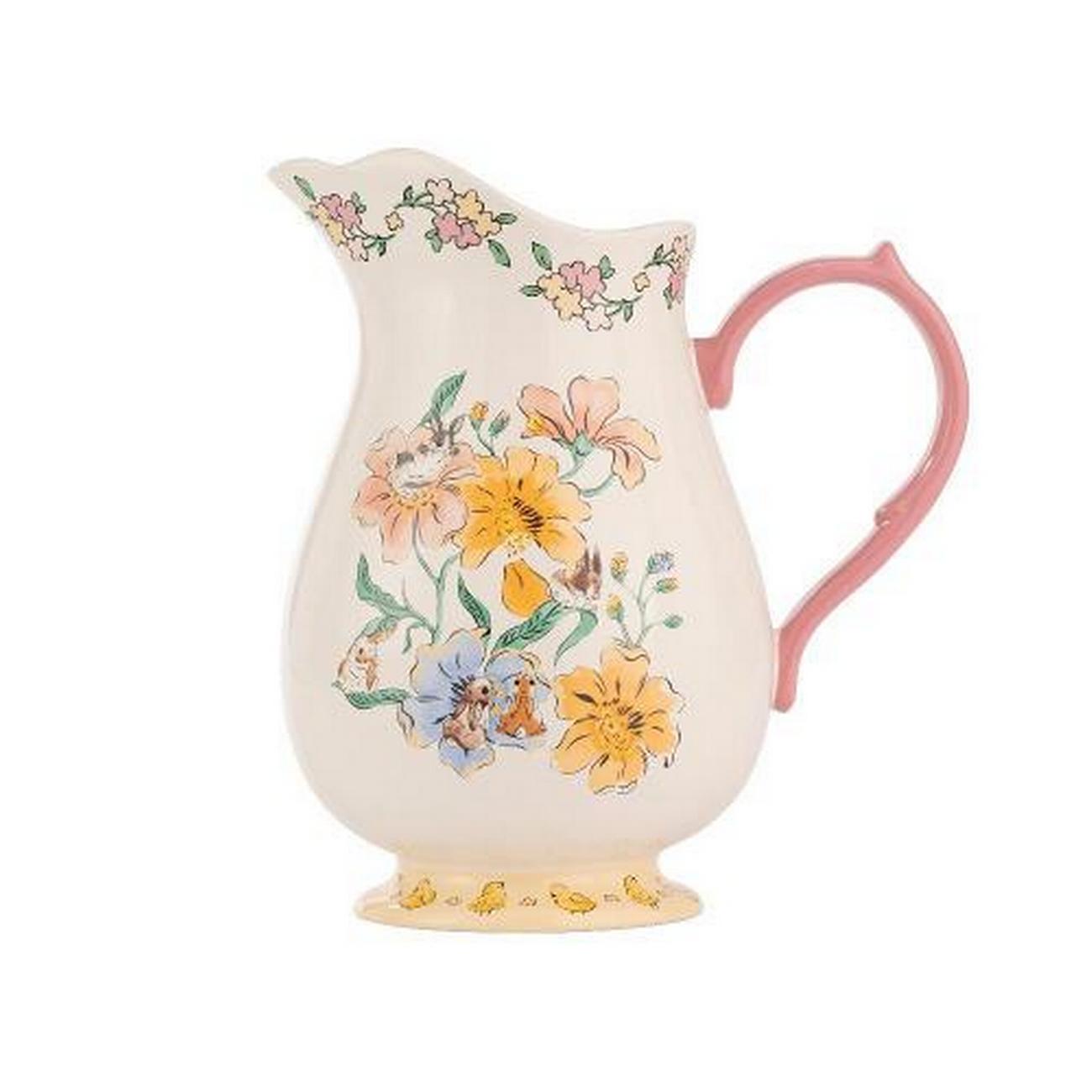 cath-kidston-yellow-easter-bunny-pitcher-jug-vase - Cath Kidston Yellow Easter Bunny Pitcher Jug Vase