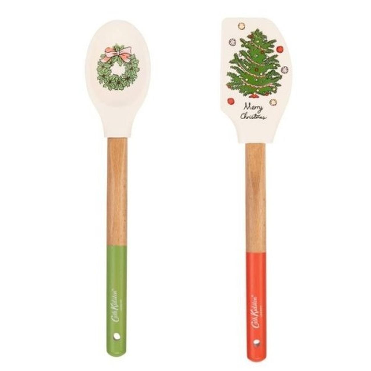 cathkidston-wreath-spatula-spoon-set - Cath Kidston Wreath Silicone Spatula & Spoon Set