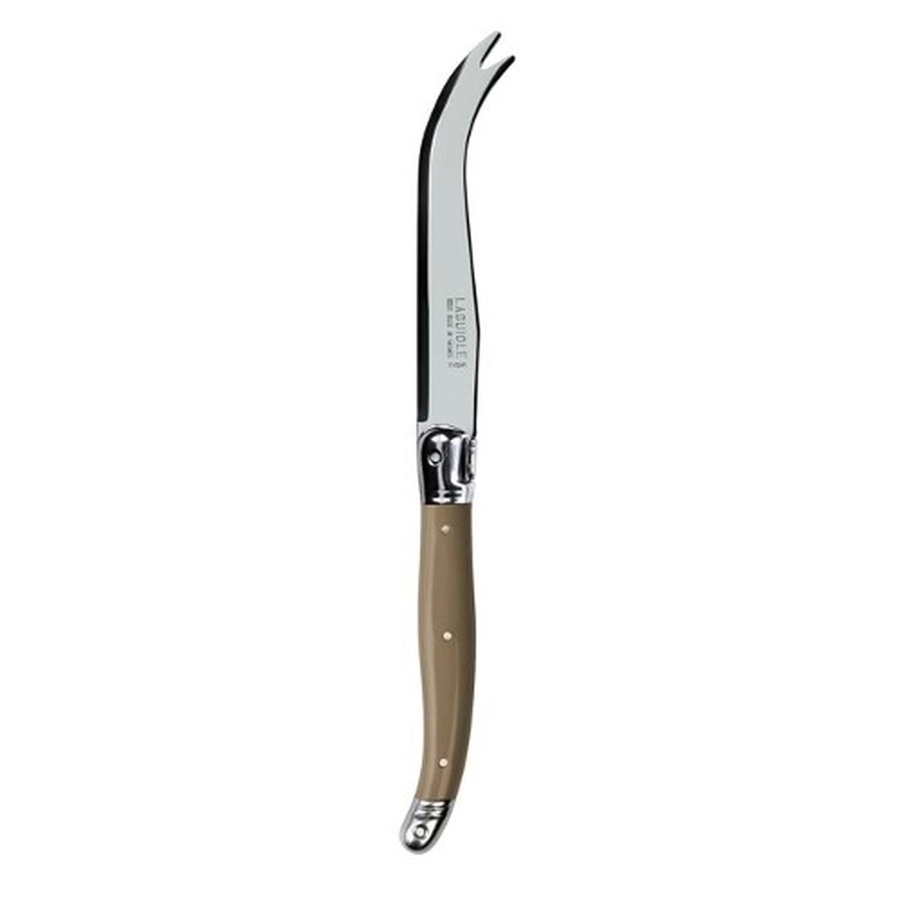 laguiole-cheese-knife-taupe-mushroom - Laguiole Cheese Knife Taupe