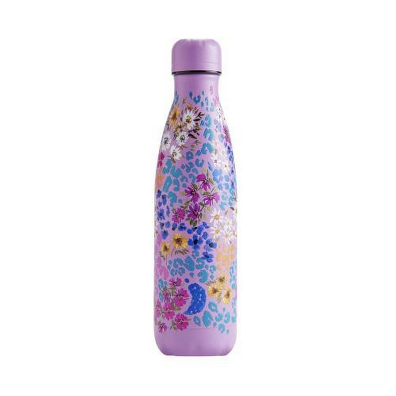chilly-original-bottle-500ml-floral-leopardblossom - Chilly's 500ml Water Bottle Floral Leopard Blossom