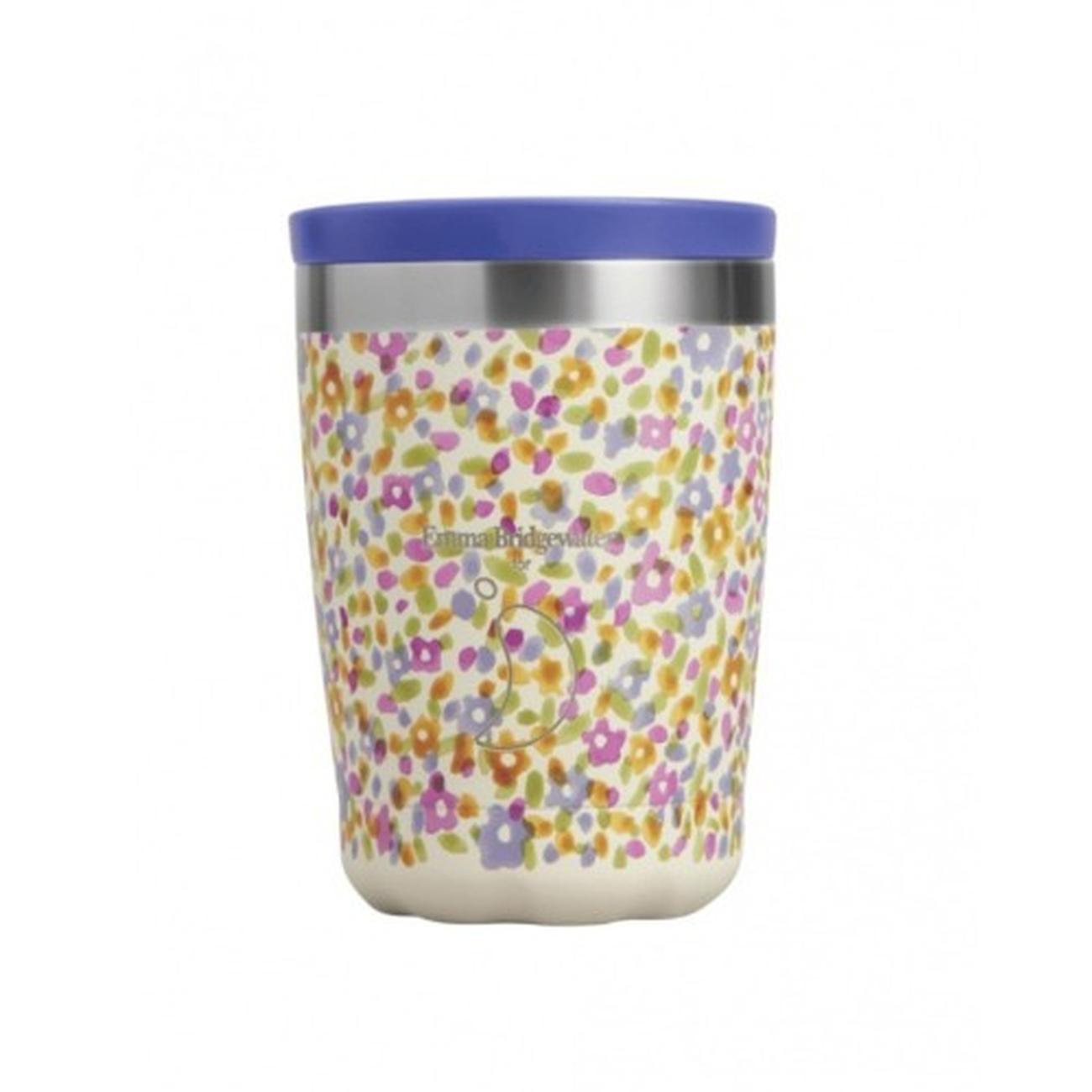 chillys-340ml-coffee-eb-wildflower-meadows - Chilly's Coffee Cup 340ml Emma Bridgewater Wildflower Meadows