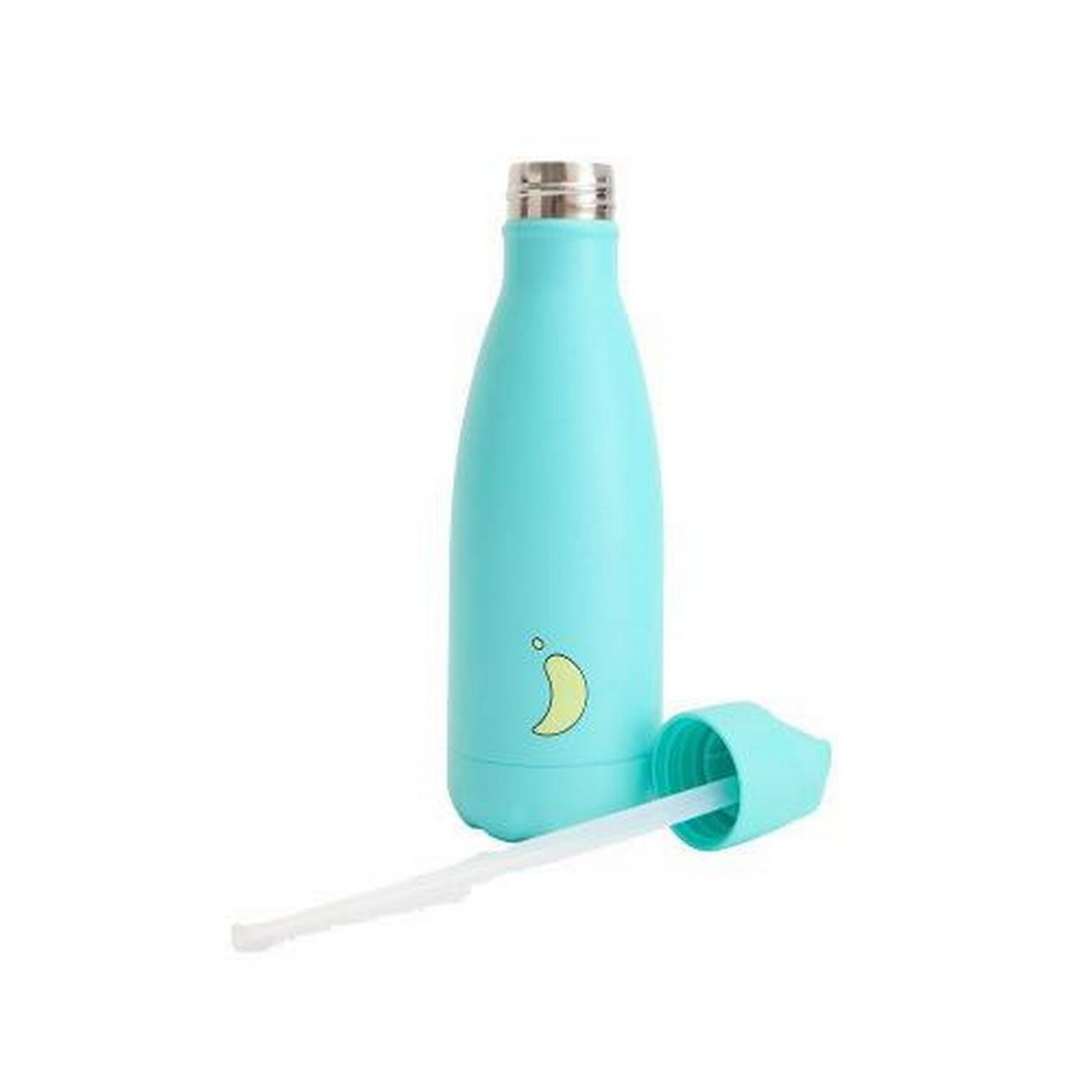 chillys-350ml-kids-water-bottle-aqua - Chilly's 350ml Kids Water Bottle Aqua