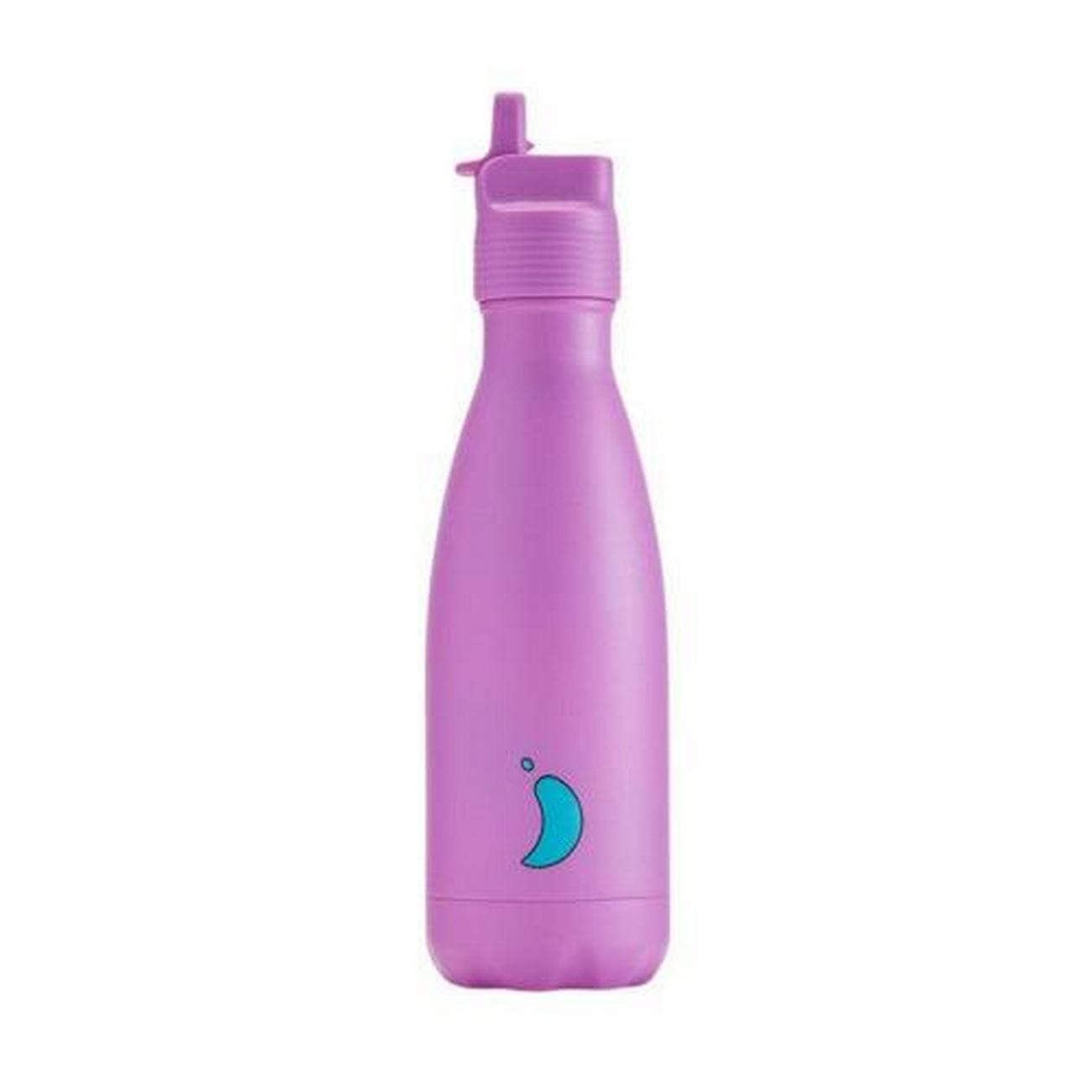 chillys-350ml-kids-water-bottle-berry - Chilly's 350ml Kids Water Bottle Berry